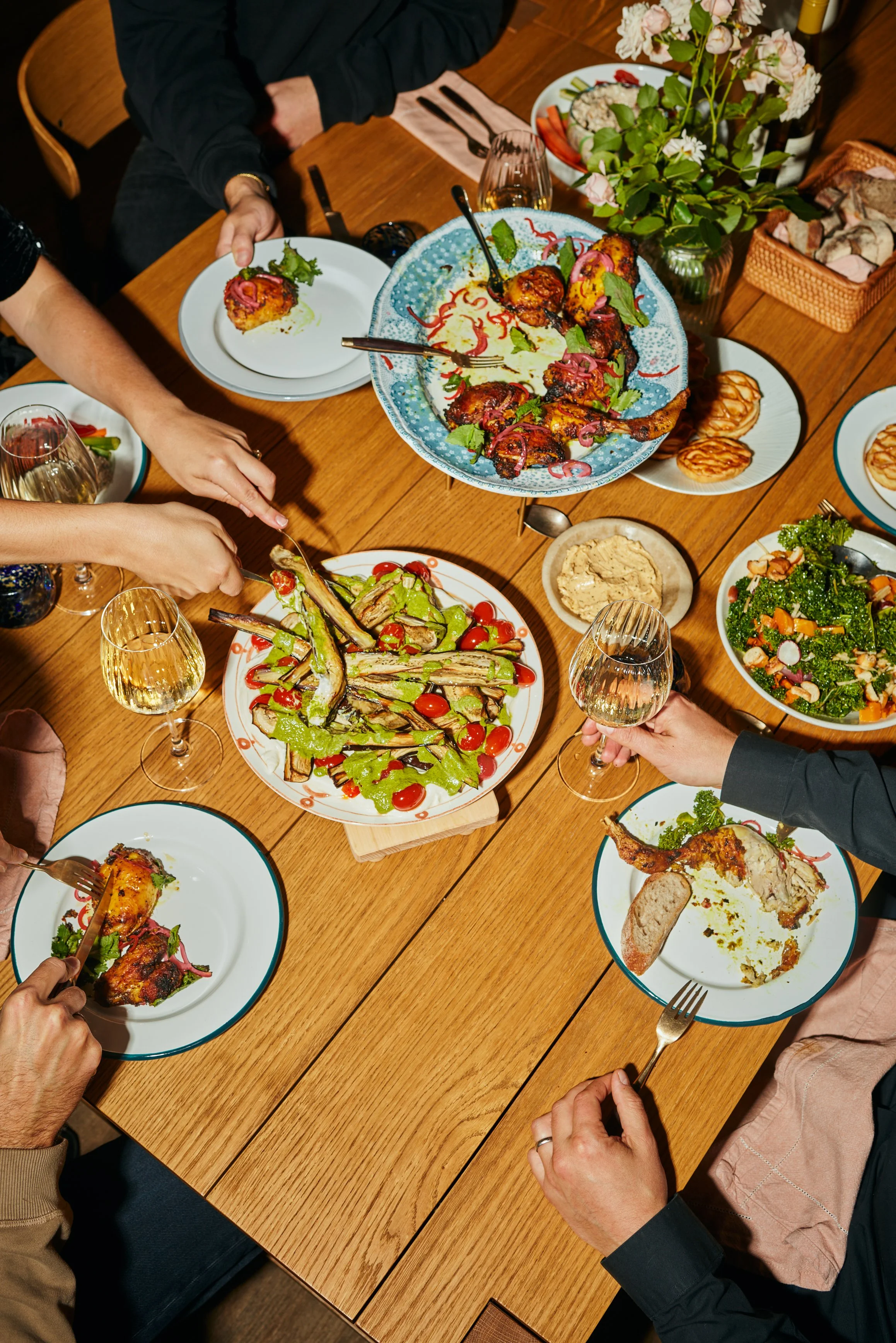 3 COURSE DINNER AT HOME FOR 15