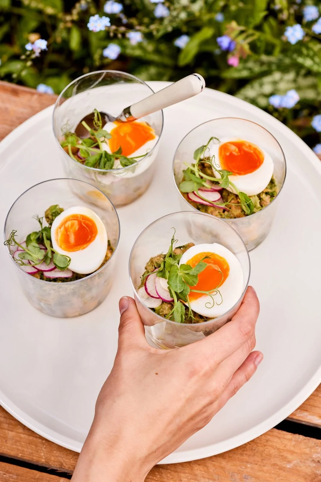 Avocado Chickpea Egg Protein Pot