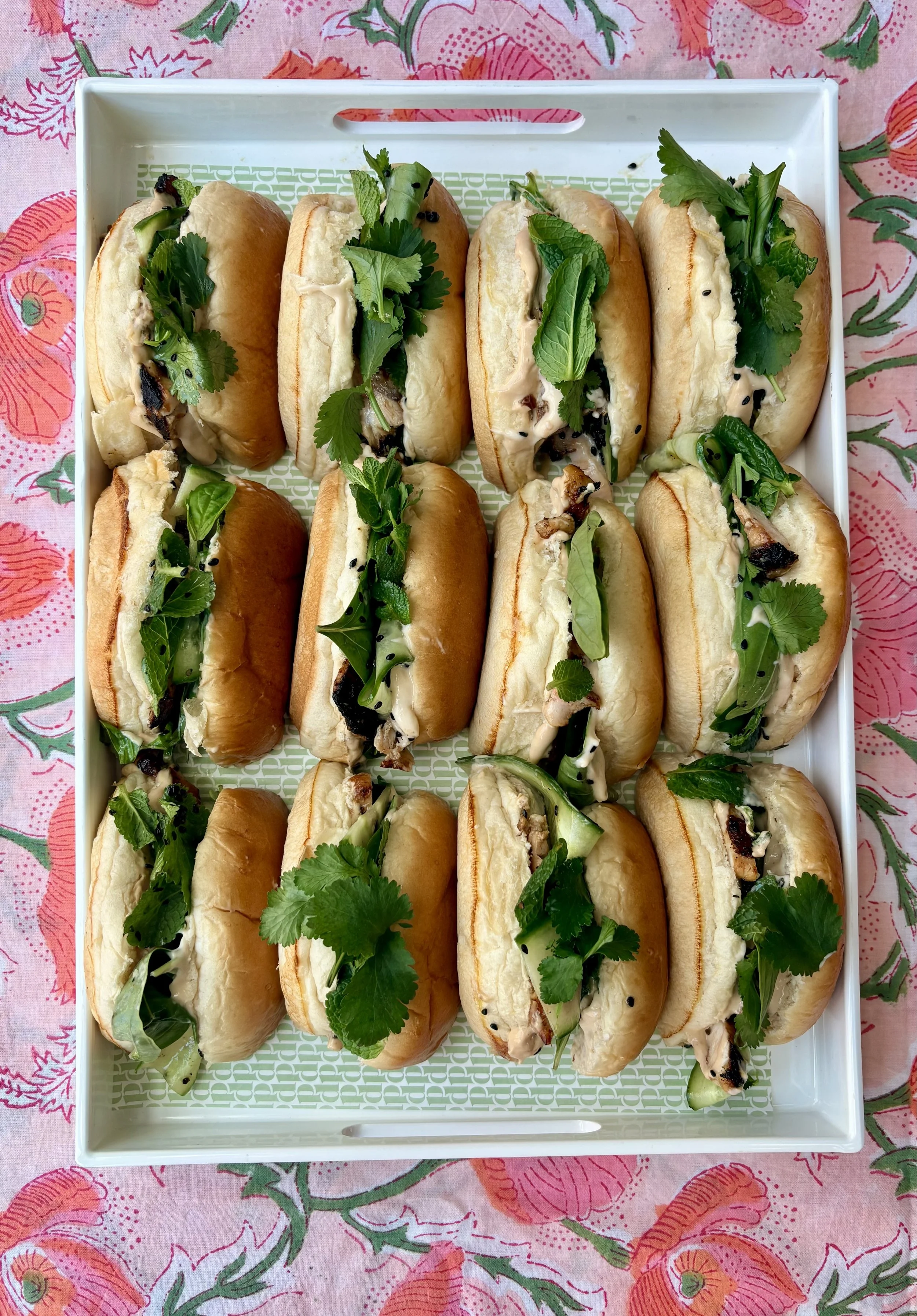 Lemongrass Chicken Sliders