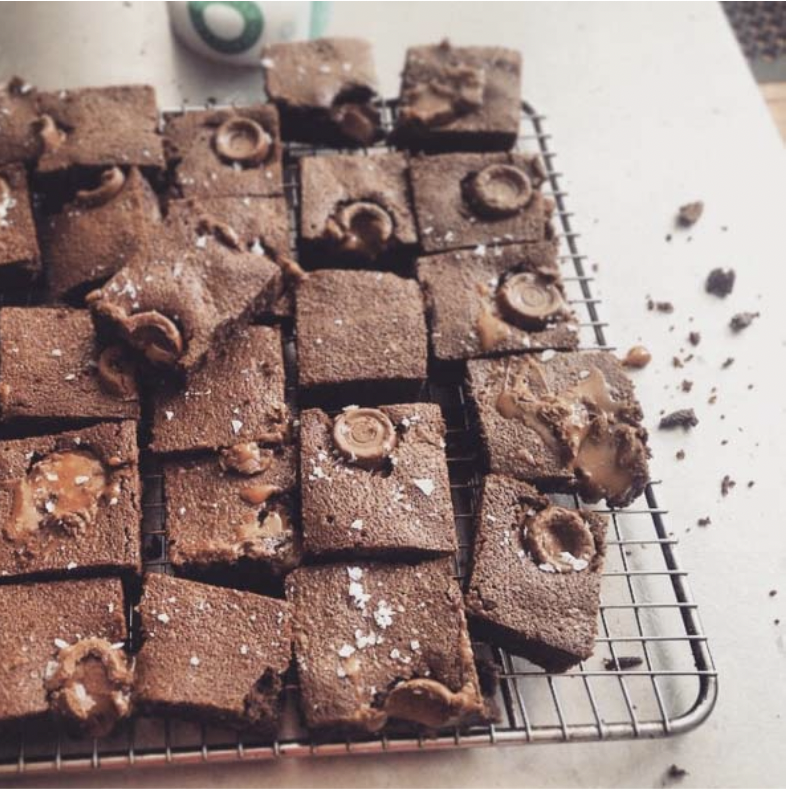 Salted Rolo Brownies