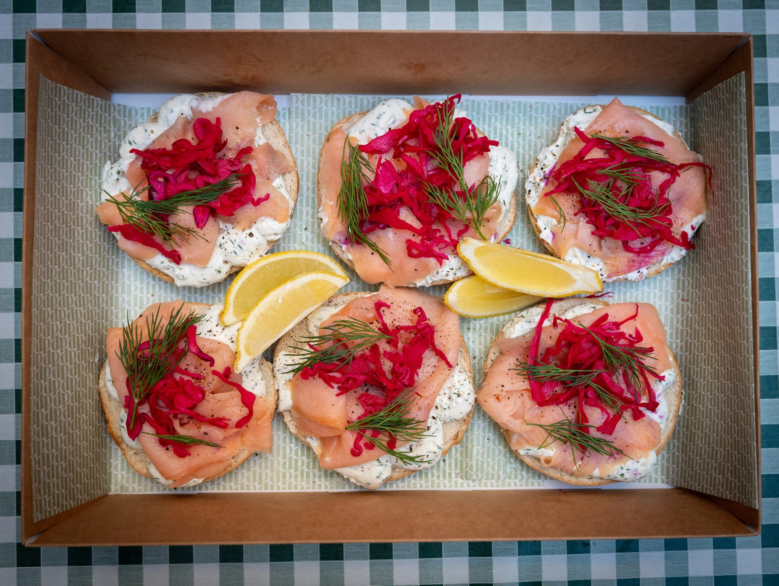 Smoked Salmon Bagels