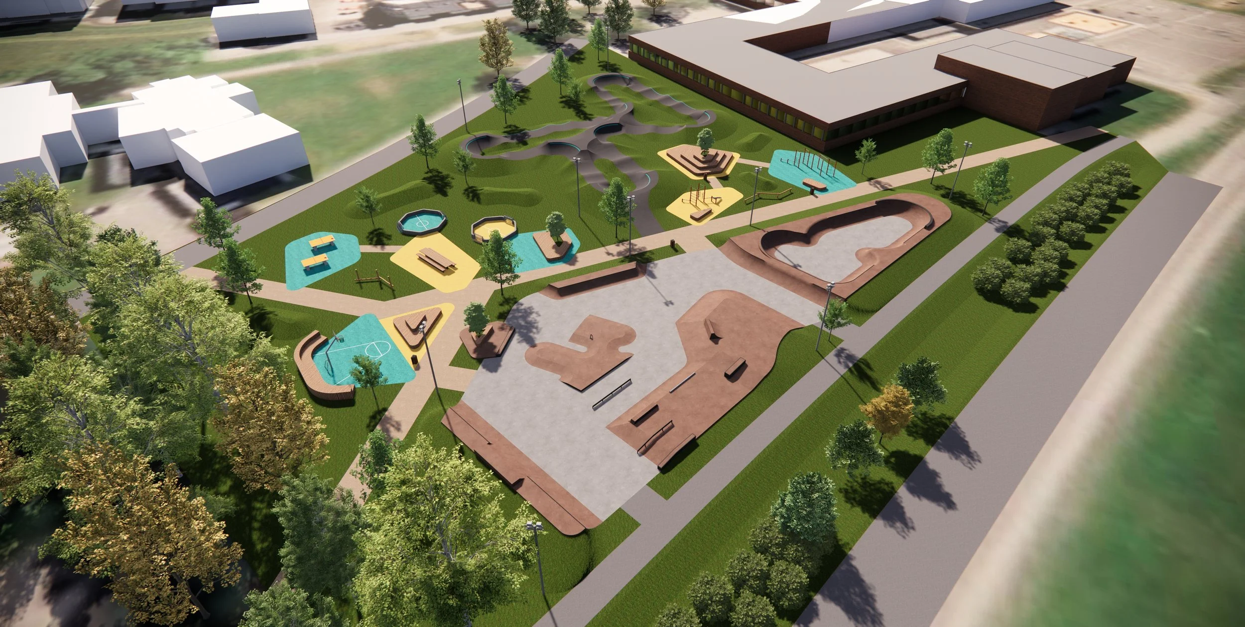 Nannestad aktivitetspark: Når sentrum blir et sted å være