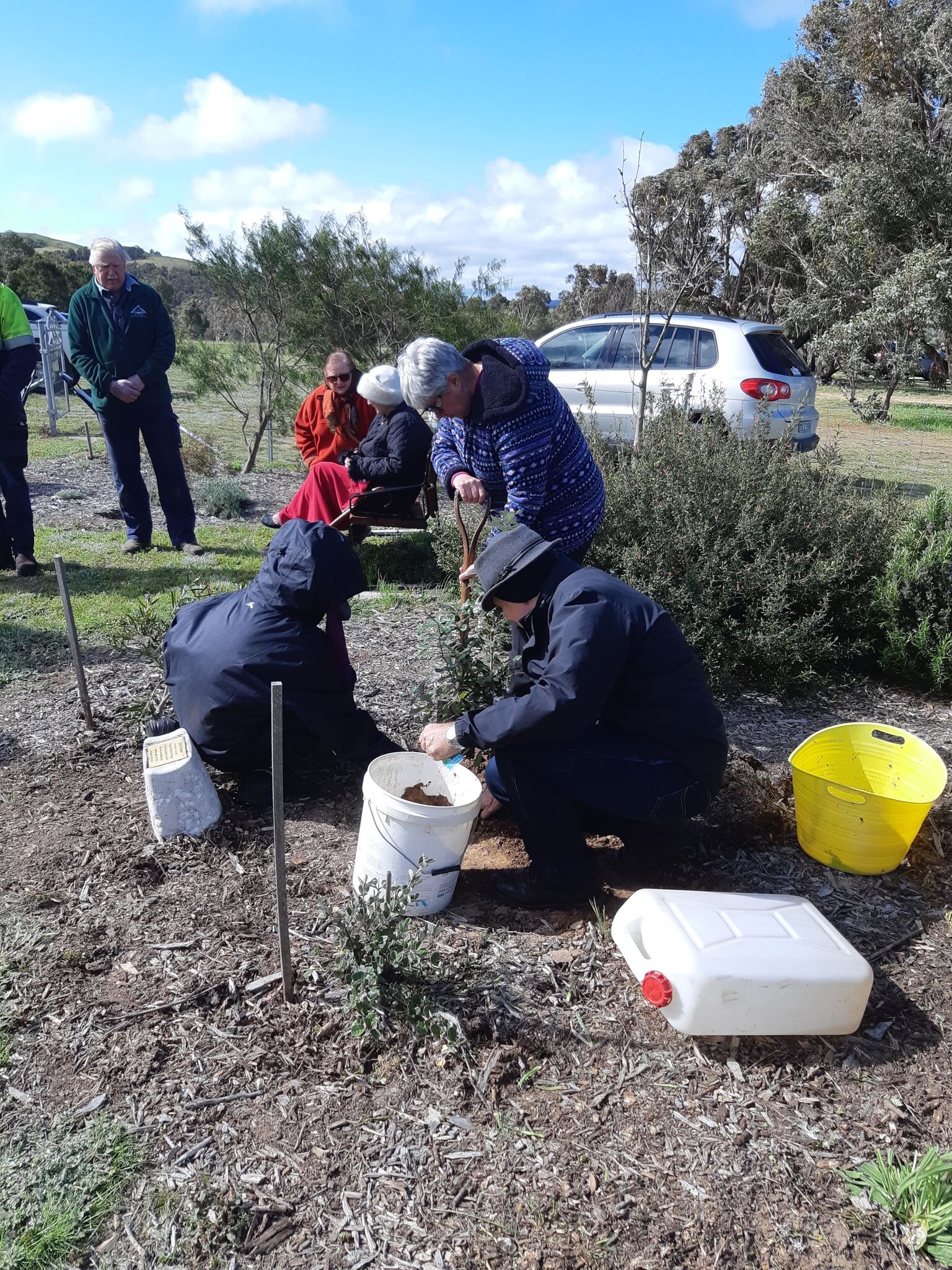  Remembering Keith, a founding Tarago Landcare member, with a memorial tree planting.  