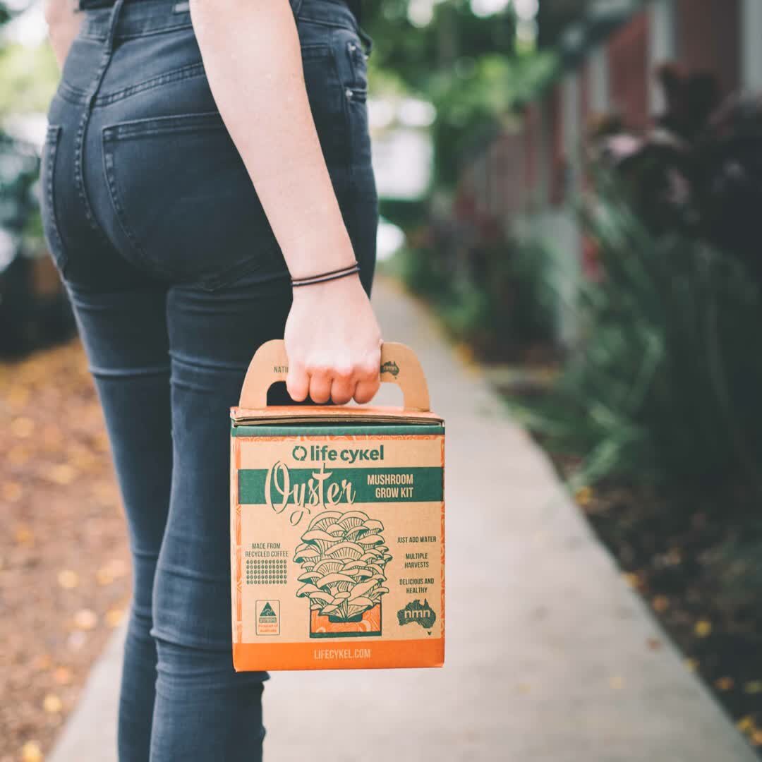 Harvest time! 🍄❤️ Have you seen our mushrooms growing in store? Using recycled coffee grinds (woo hoo!) we are loving watching these grow. Grab your own kit in store and grow your own today 🍄🍄⠀check out our blog and online store at groundsourced.c