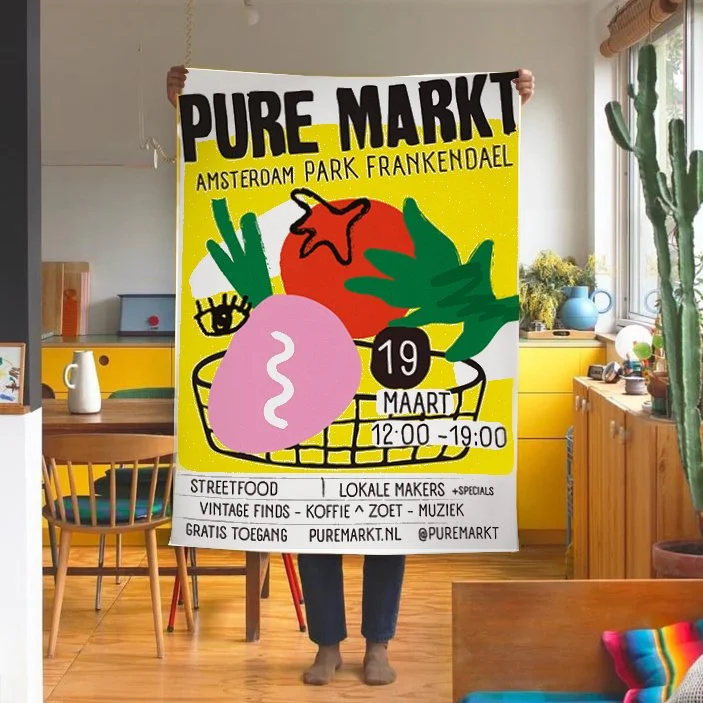 Pure markt Graphic/ Illustration