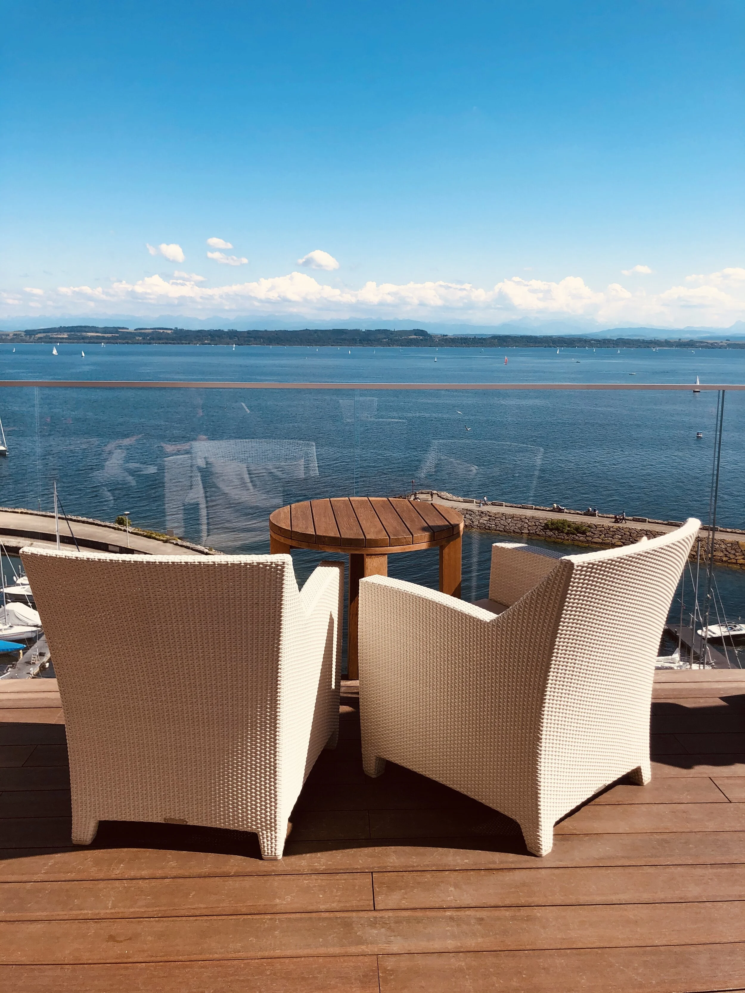 Vue sur le lac de Neuchâtel