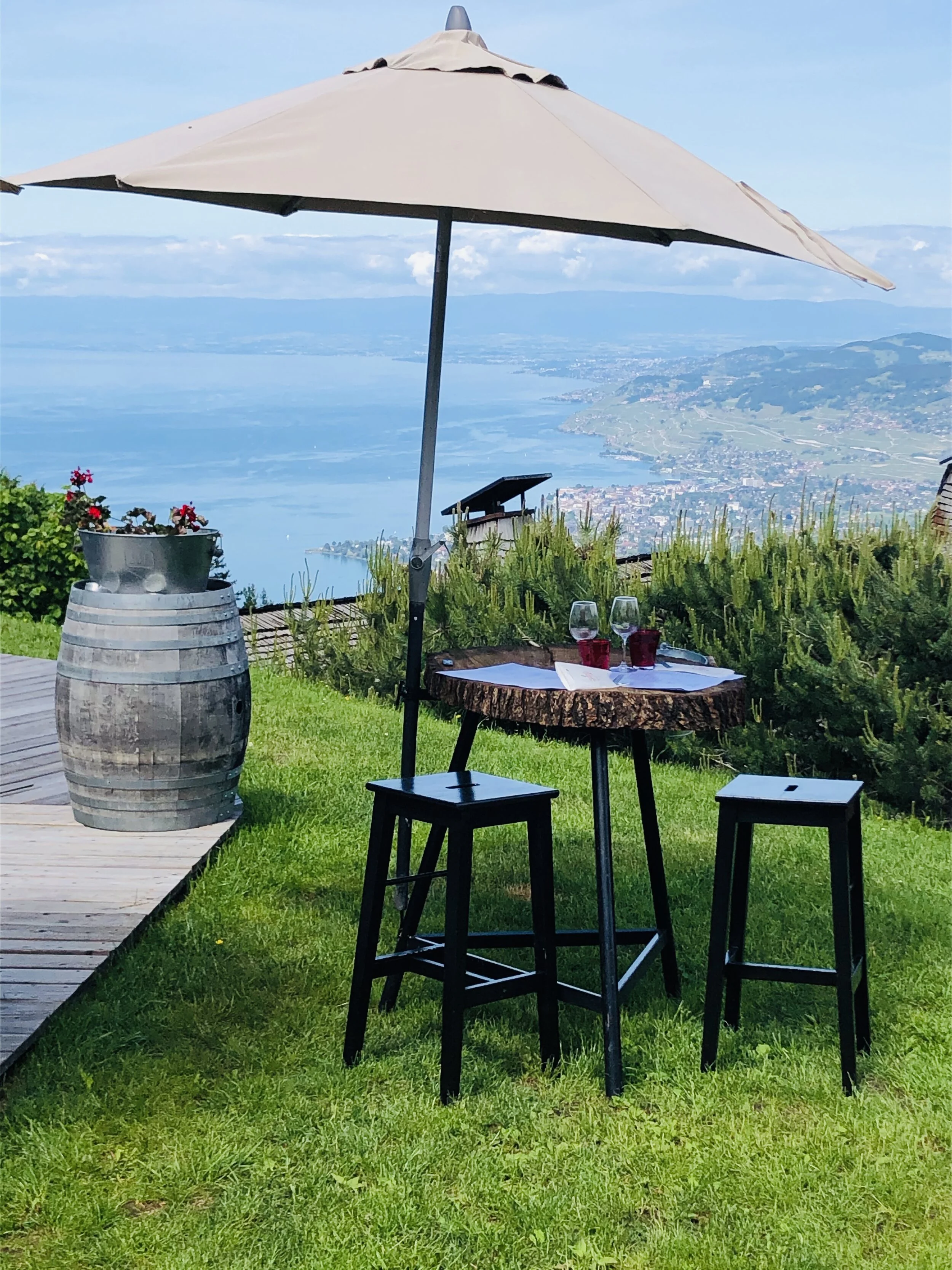 Un coucou depuis là haut 