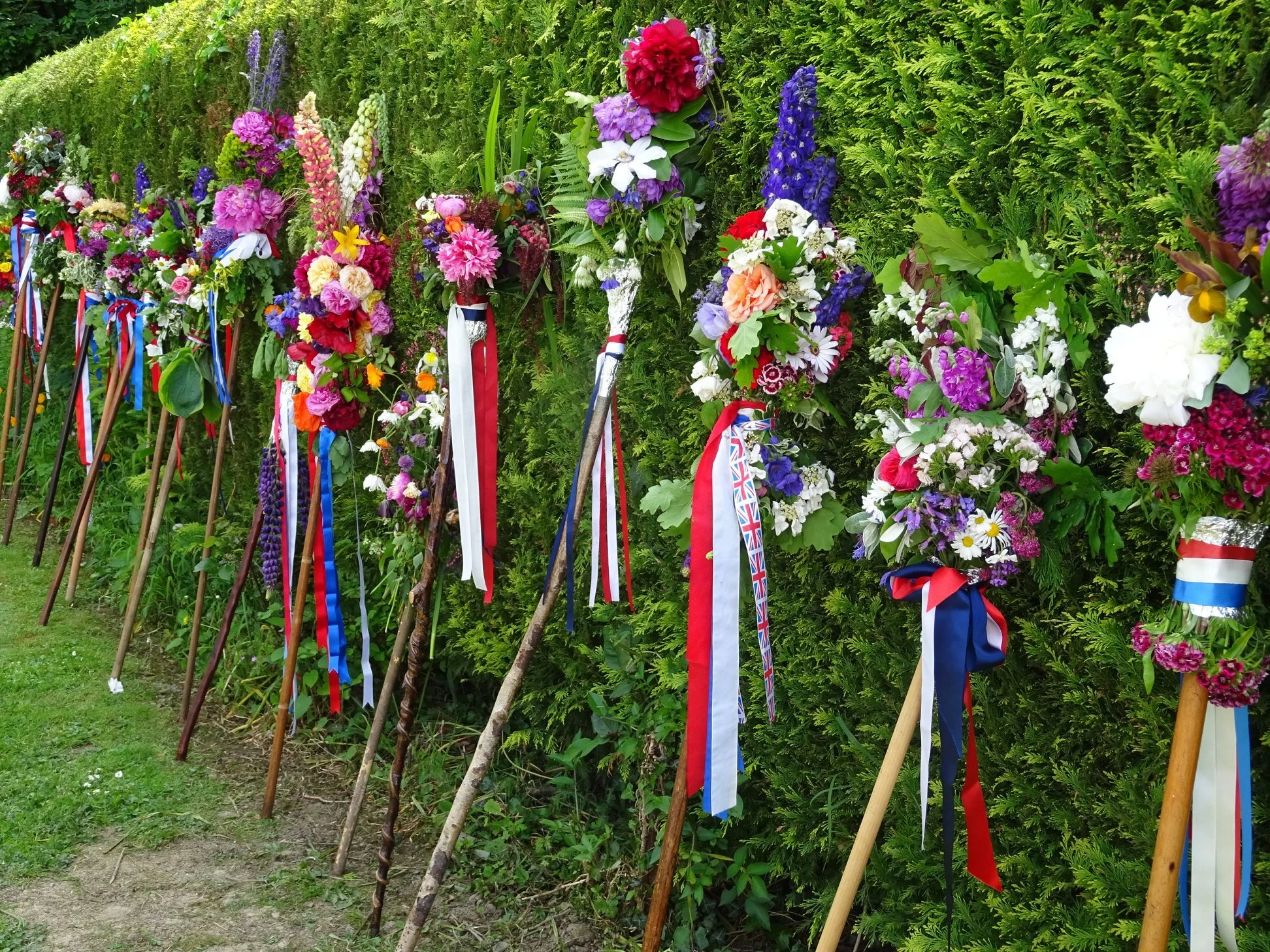Decorated sticks