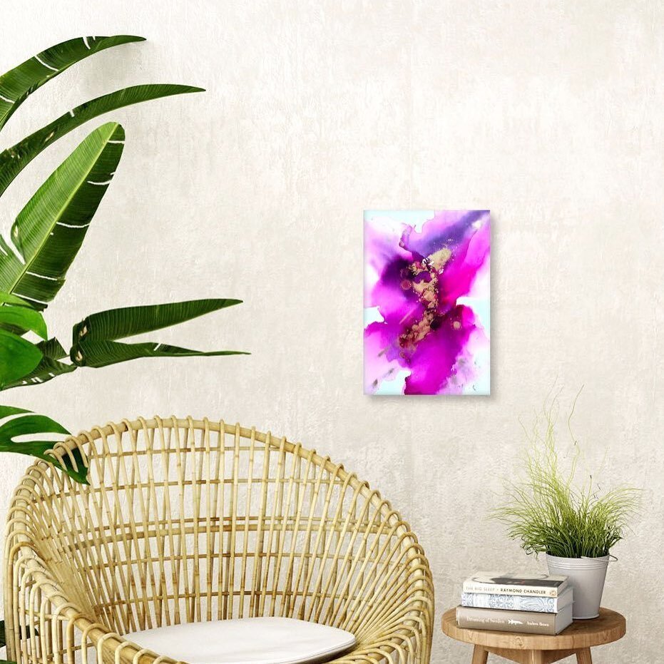 Good morning ☀️ Sending everyone sunny Spring vibes. 

This color bomb is available on my website now. Link in bio. 

*
*
*
*
*
*
*
*
*
*
#art #artoninsta #instaart #abstractart #alcoholink #modernart #dreamy #abstract #paint #artistic #artist #artli