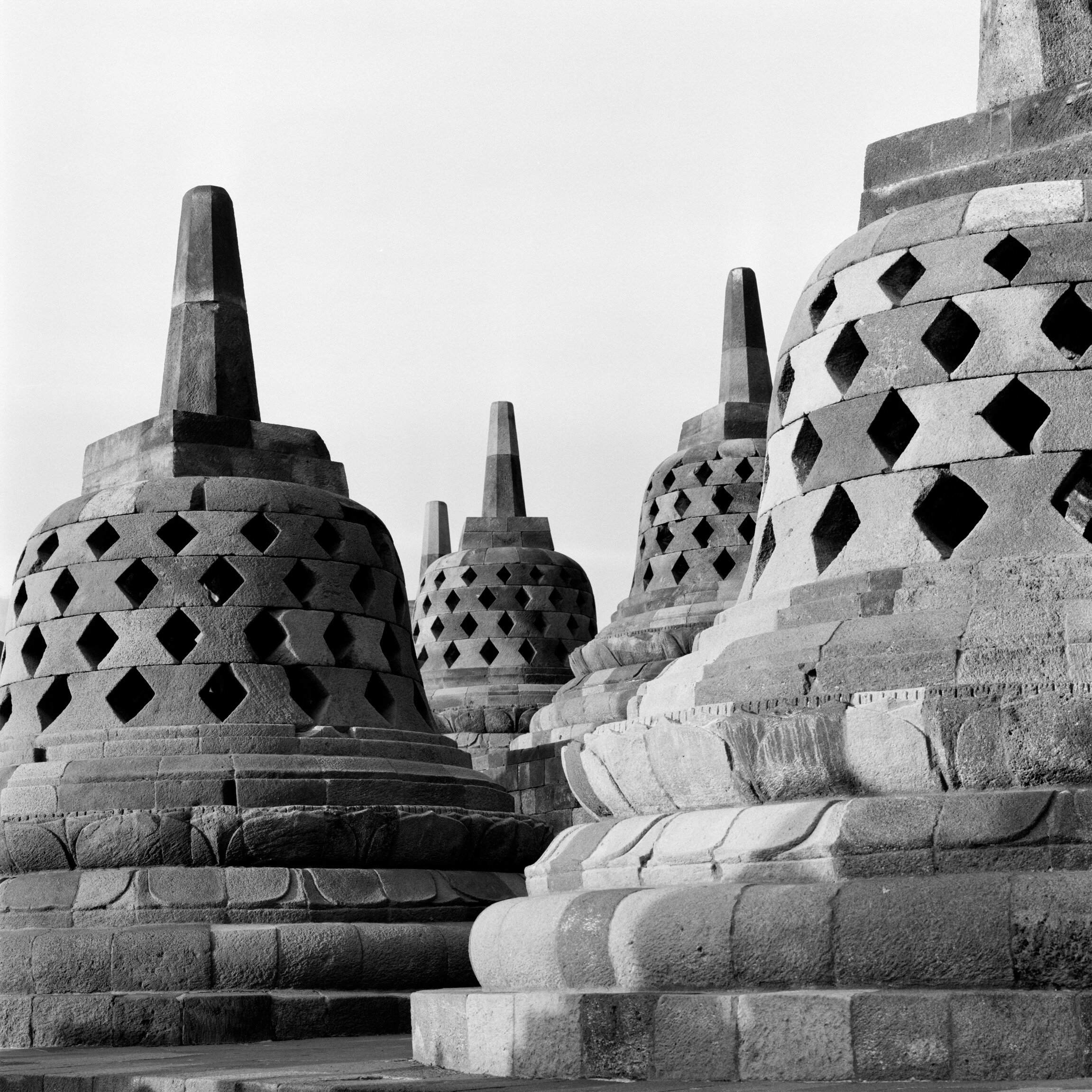 Stûpas du temple de Borobudur