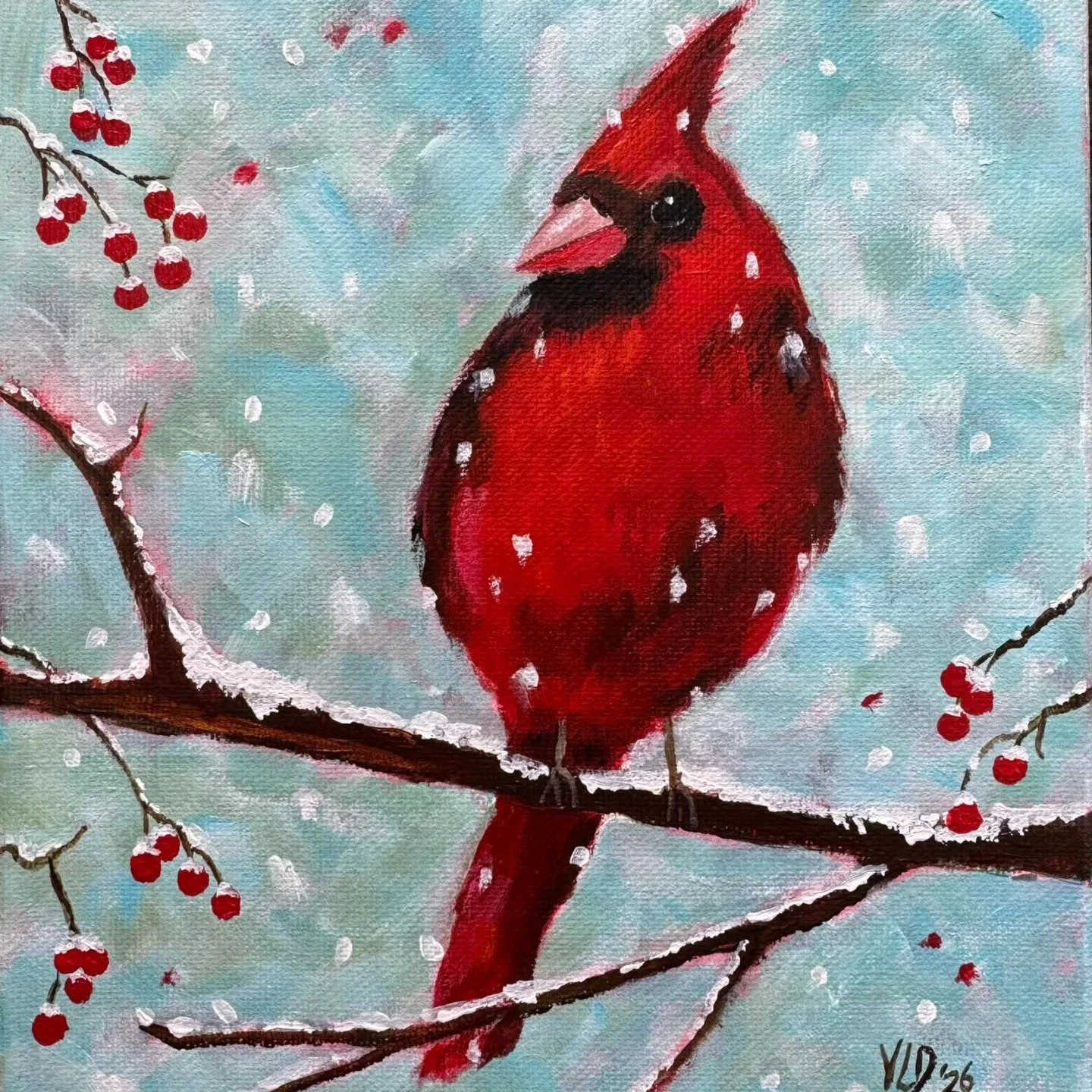 Angel (acrylic on canvas 8x10in)