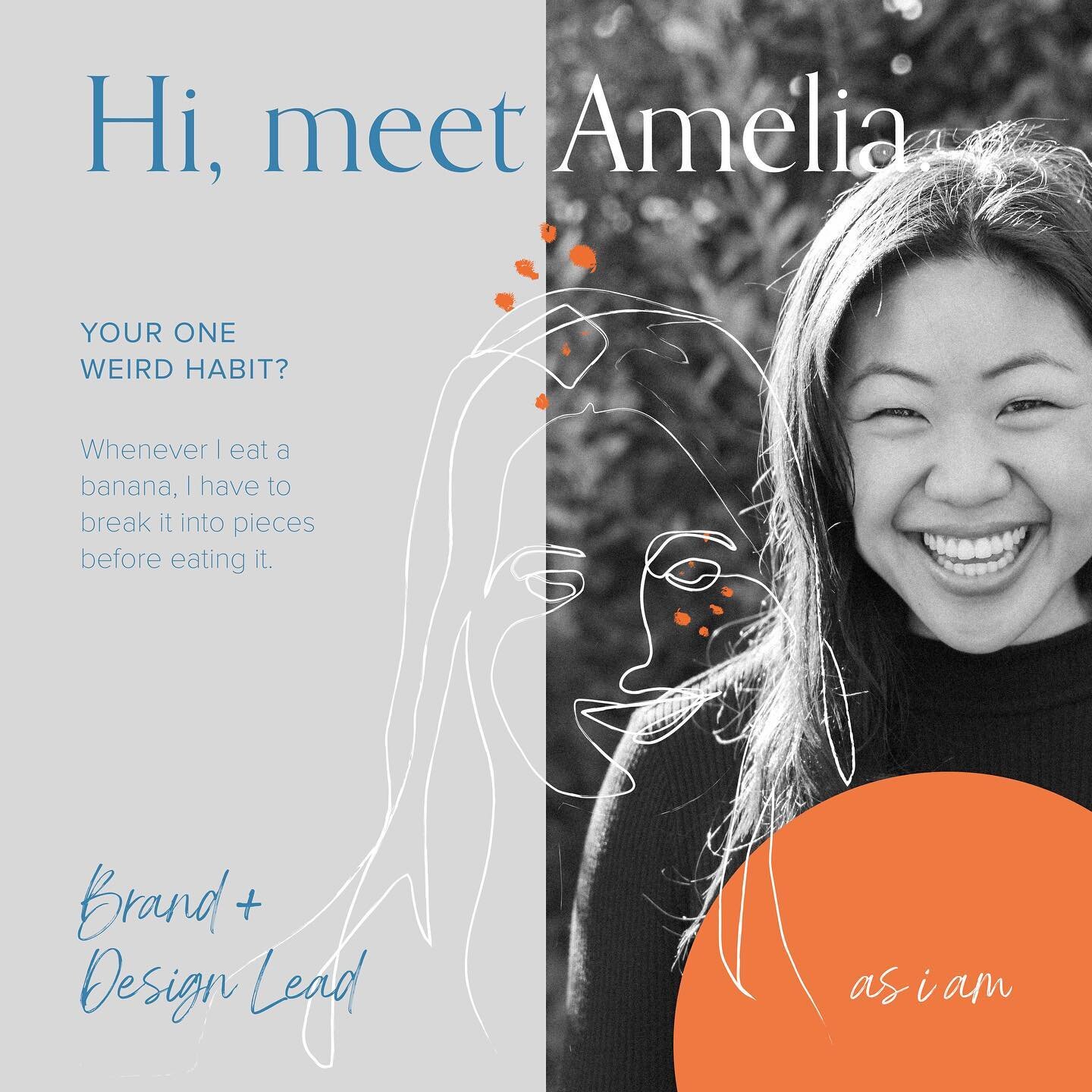 Meet Amelia - our Brand &amp; Design Lead.

Amelia&rsquo;s interest in As I Am begun after a lengthy discussion with Jeff about the silent struggles of being Asian in the West. Growing up Asian in Australia, Amelia found herself grappling with two id