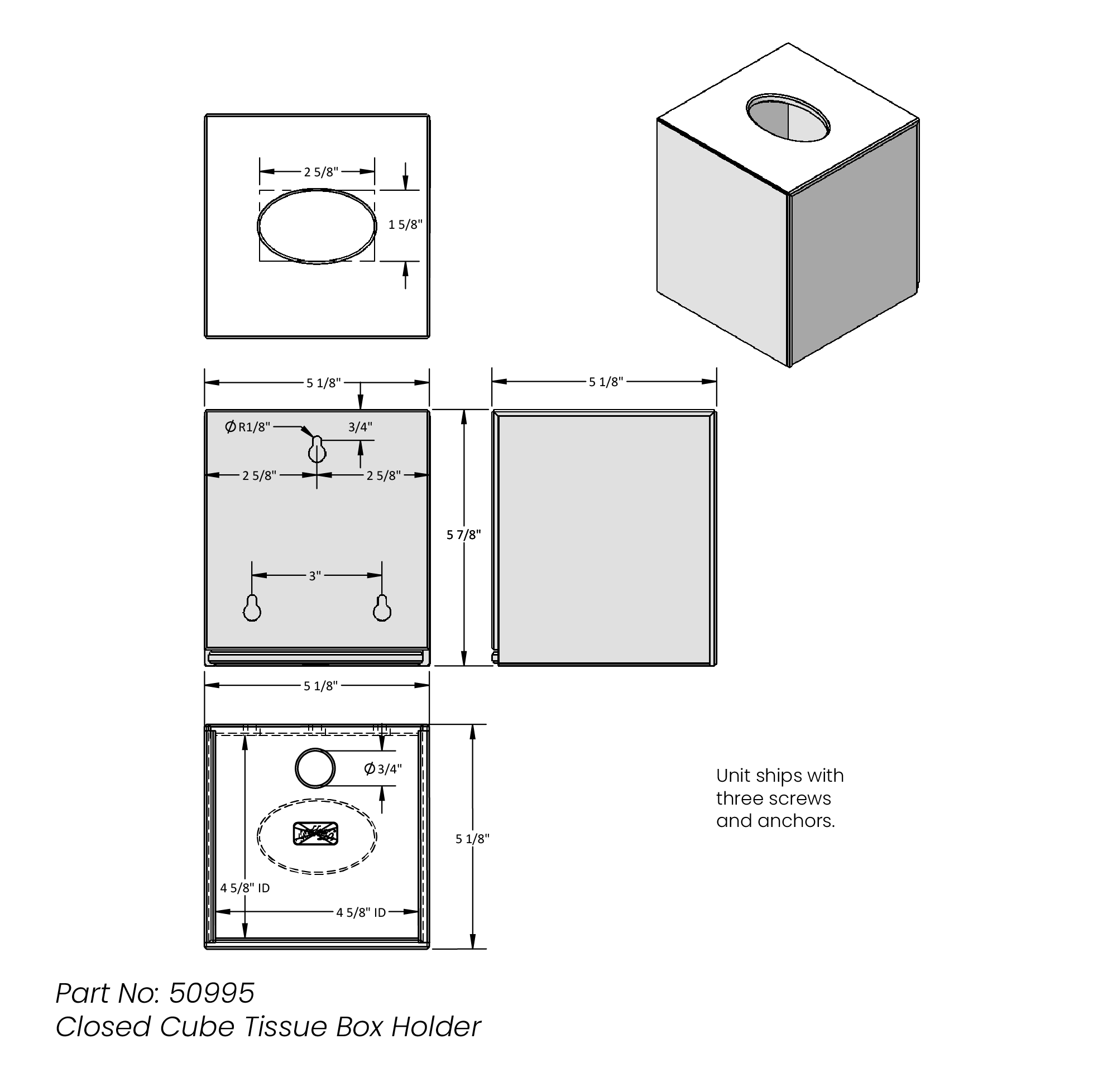 Cube Tissue Box Holders — TrippNT