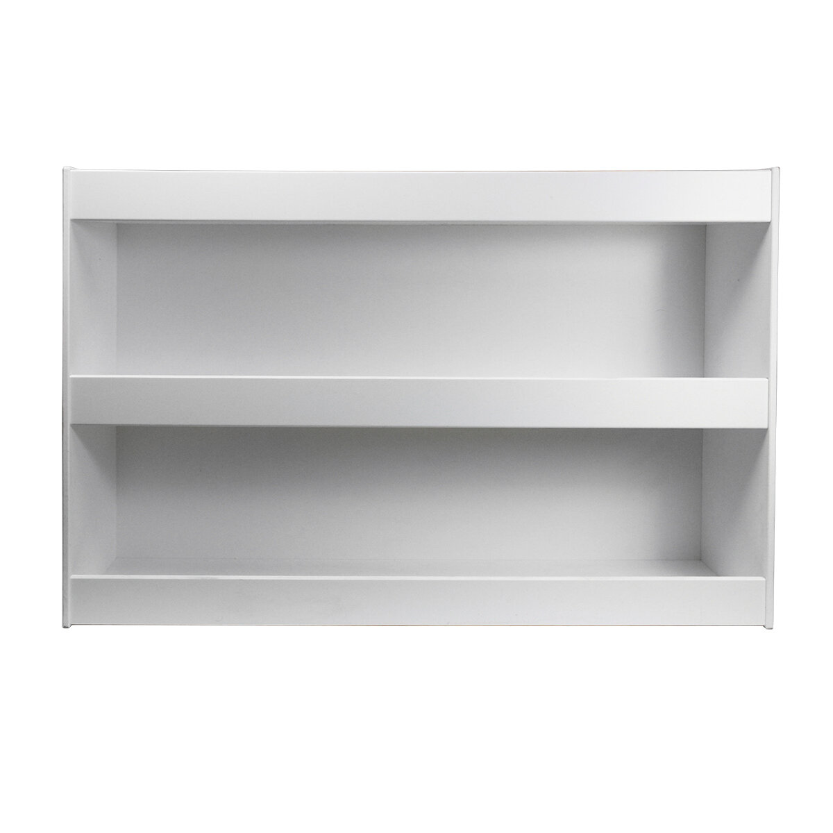 24 Width x 16 Height x 9 Depth White TrippNT 50606 PVC Angled Double Safety Shelves 