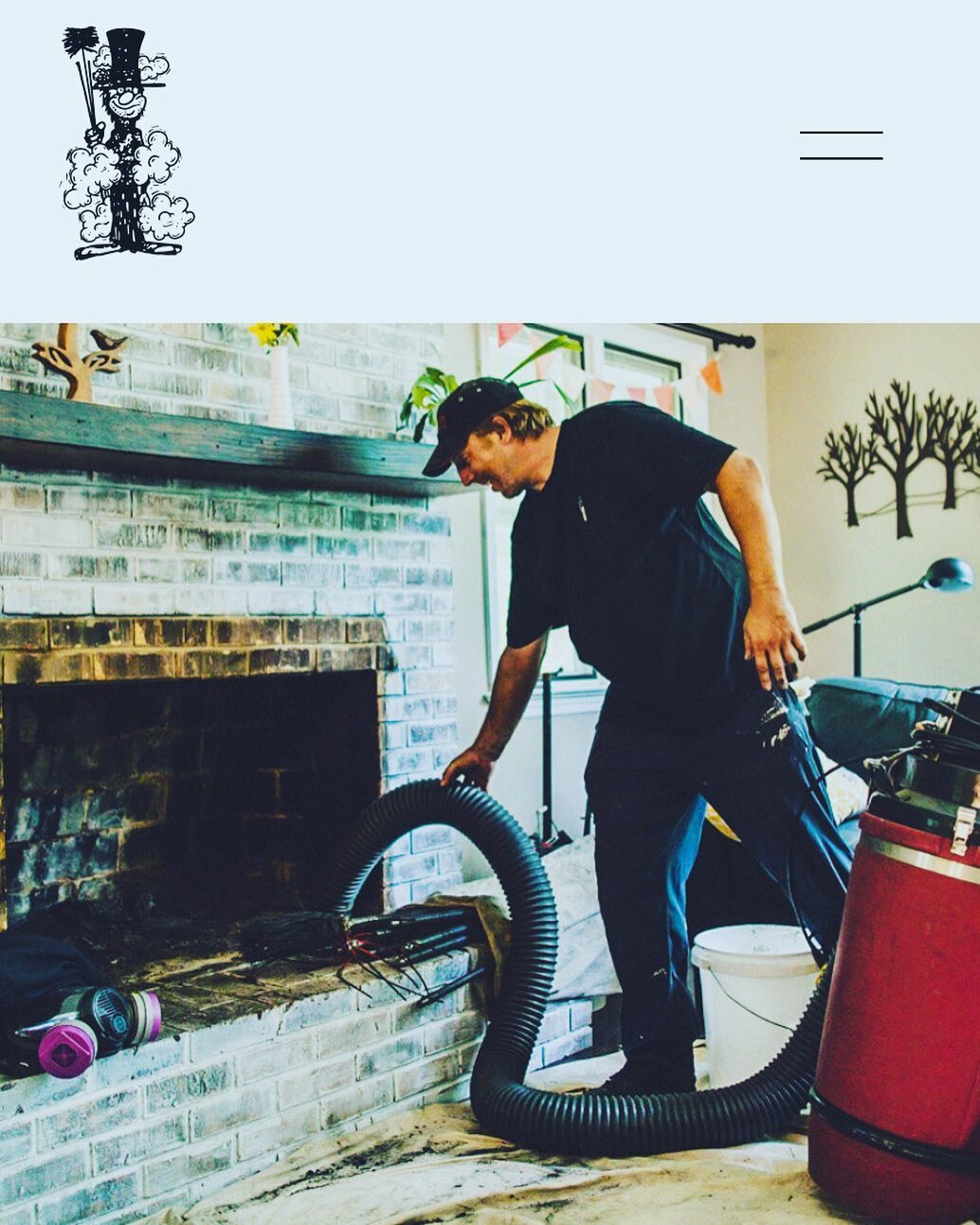 Updated website is live! Check it out to learn more about our services and story! Link in the bio! #chimneysweeplife