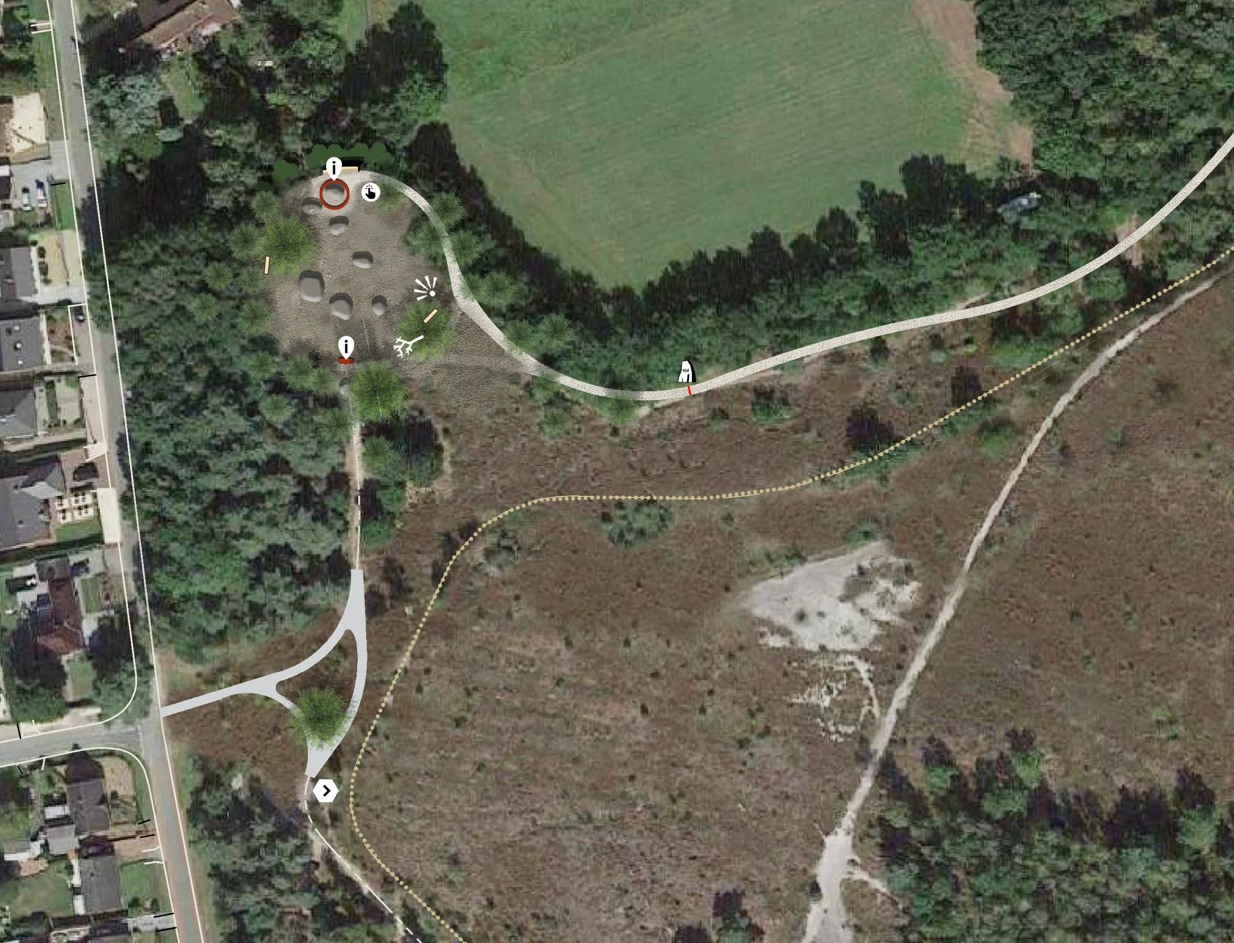 Rendierjagerspad, Zonhoven