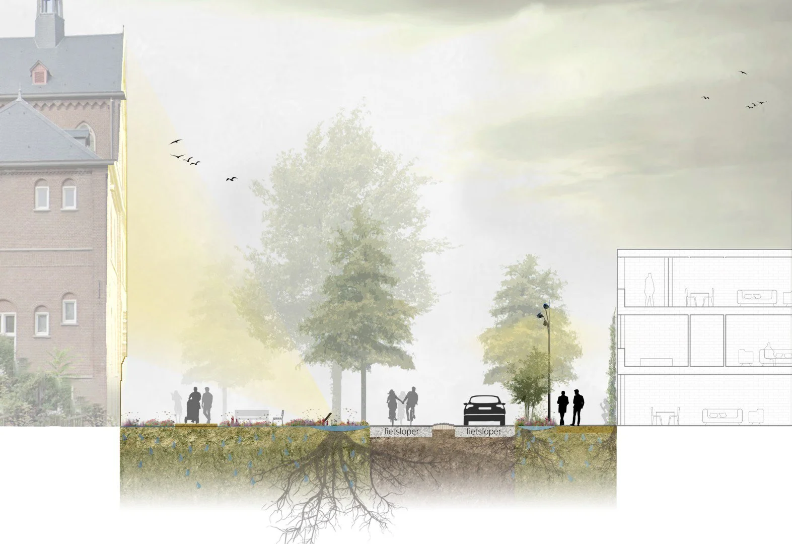 Hamont-Achel, groene fietsstraat