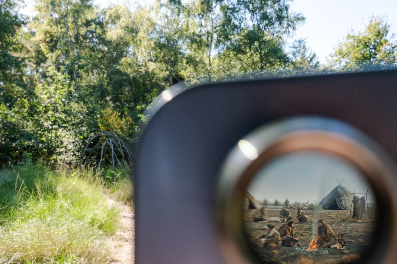 Kijker bovenaan de heide, hoe de rendierjagers leefden 10.000 jaar geleden