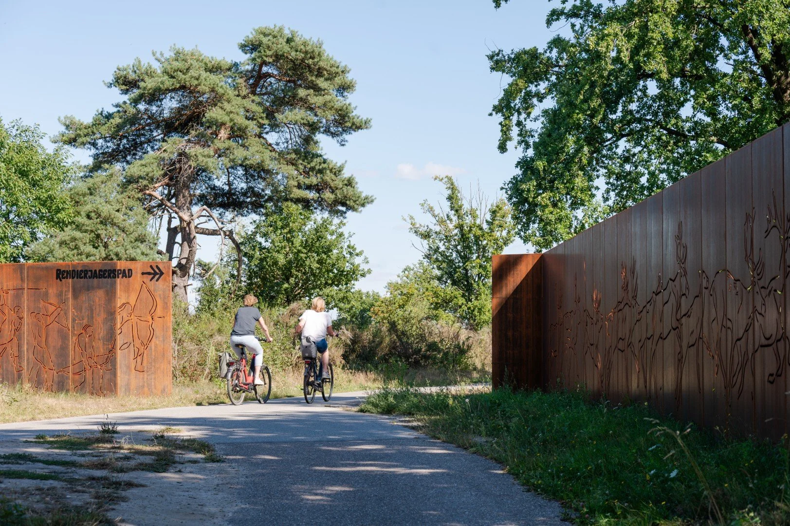 Wand langsheen het Kolenspoor
