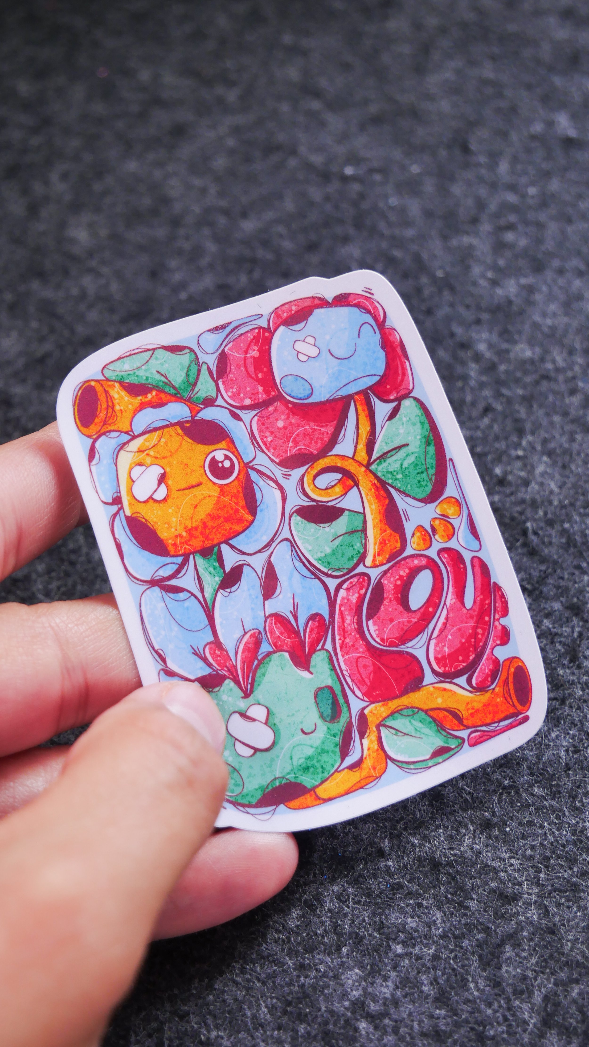 Doodles Waterproof Sticker