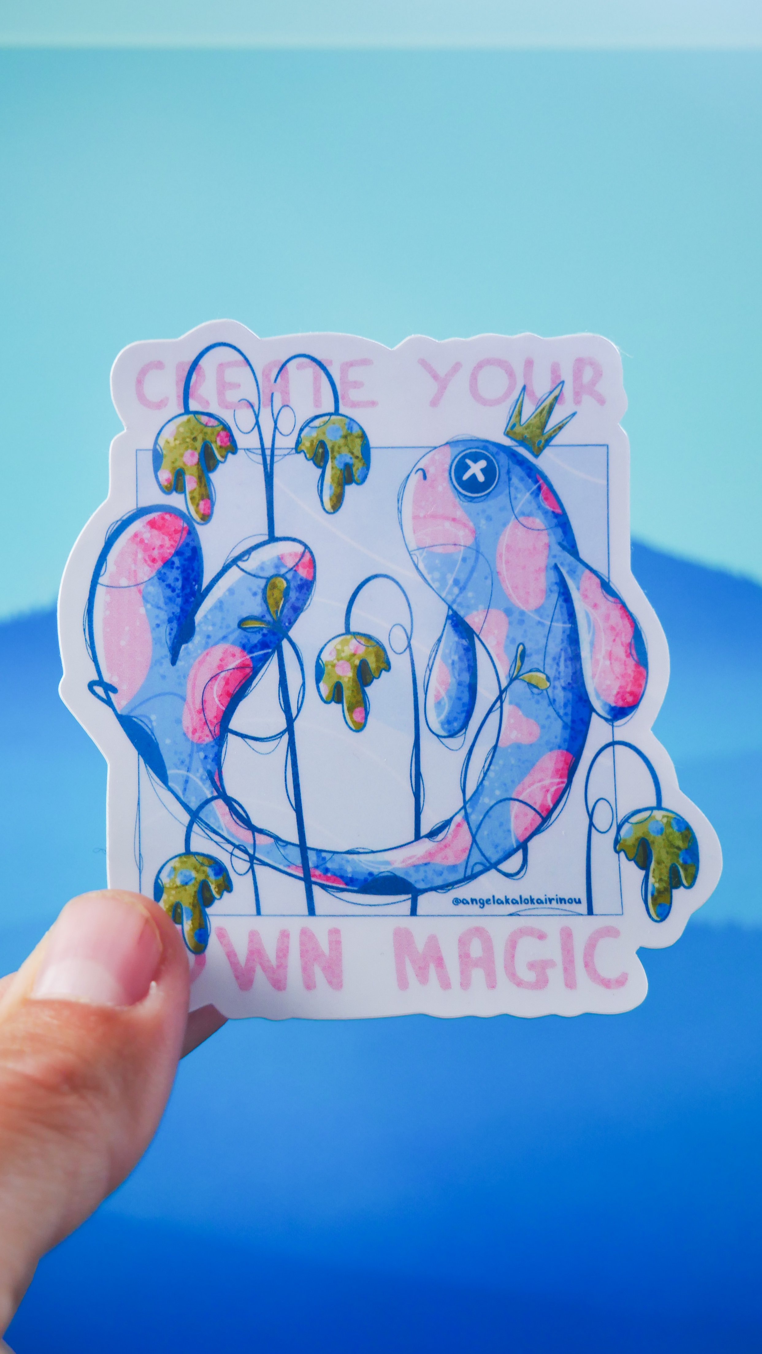Colorfull Fish Waterproof Sticker
