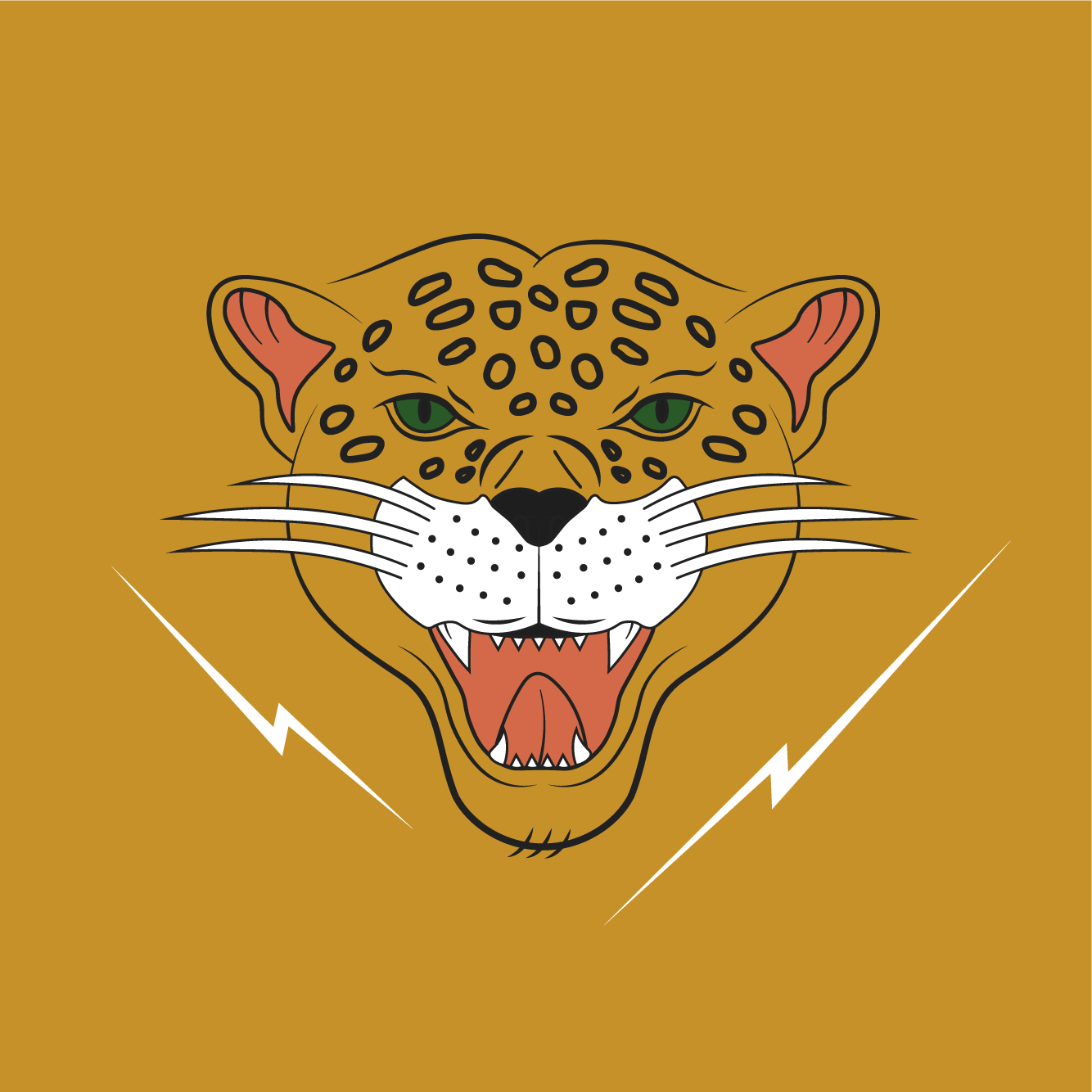 Leopard illustration logo inspiration