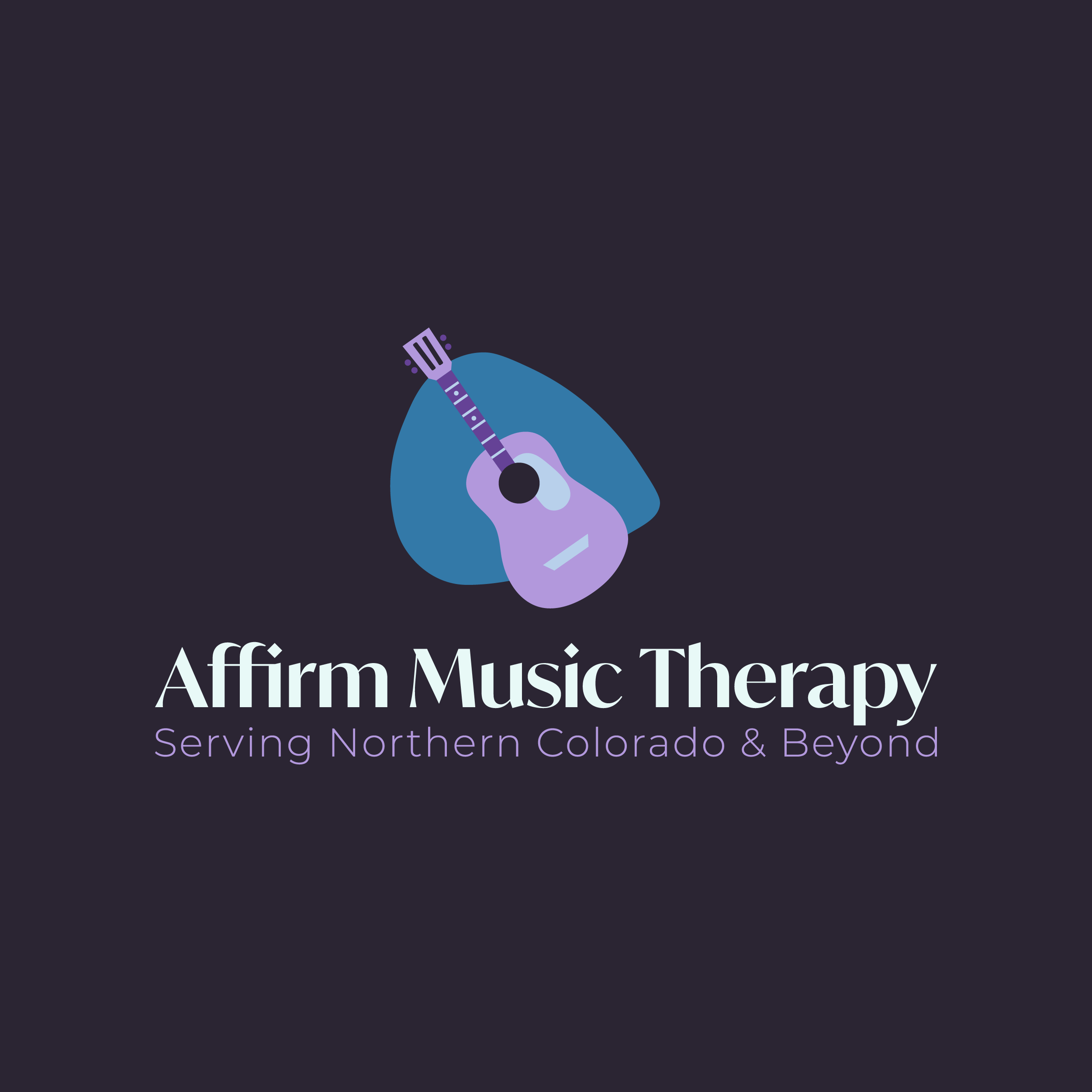 Main logo mark for Fort Collins Music Therapist by Denver website and brand designers Agave Studio