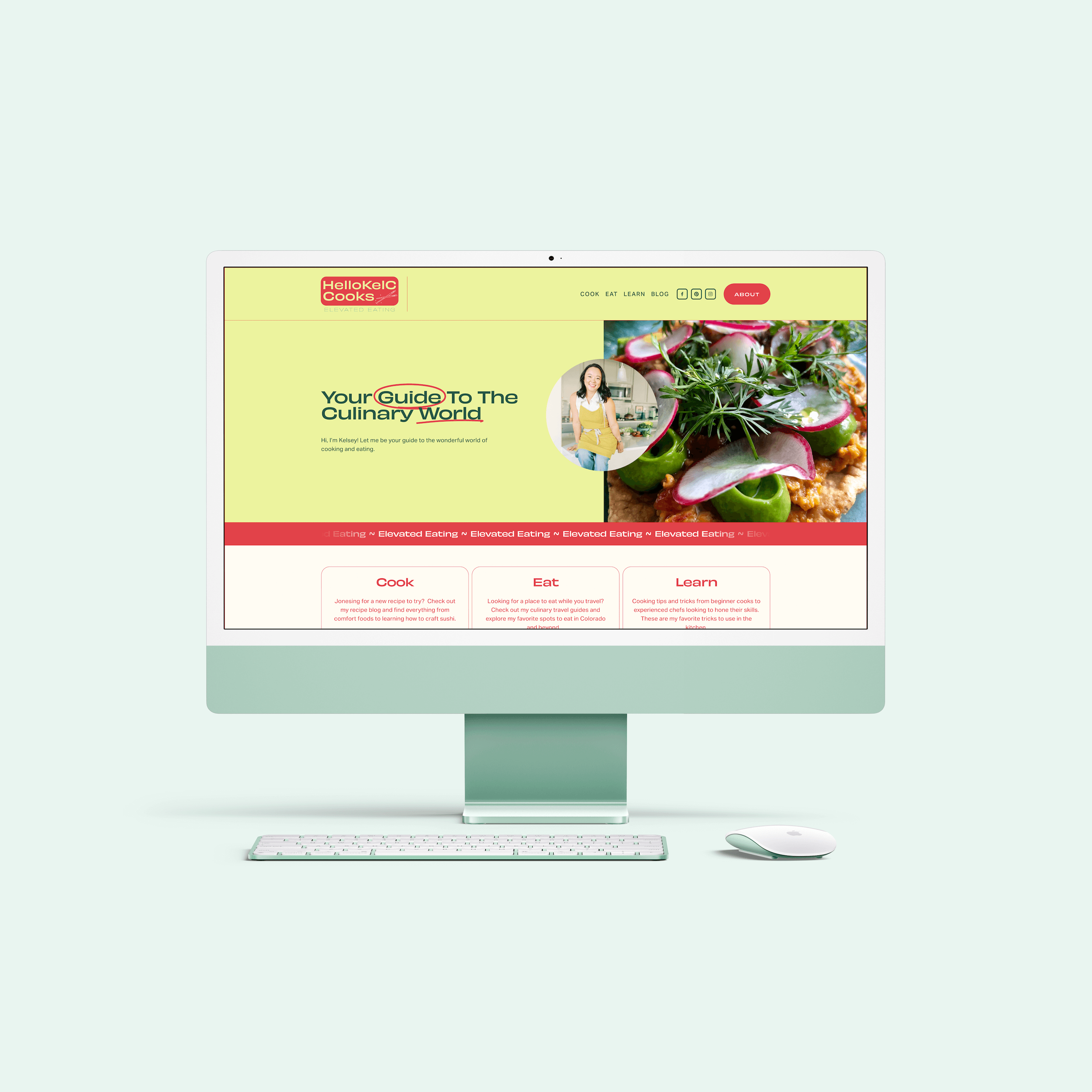 Squarespace Website Design For World-Traveling Food Blogger