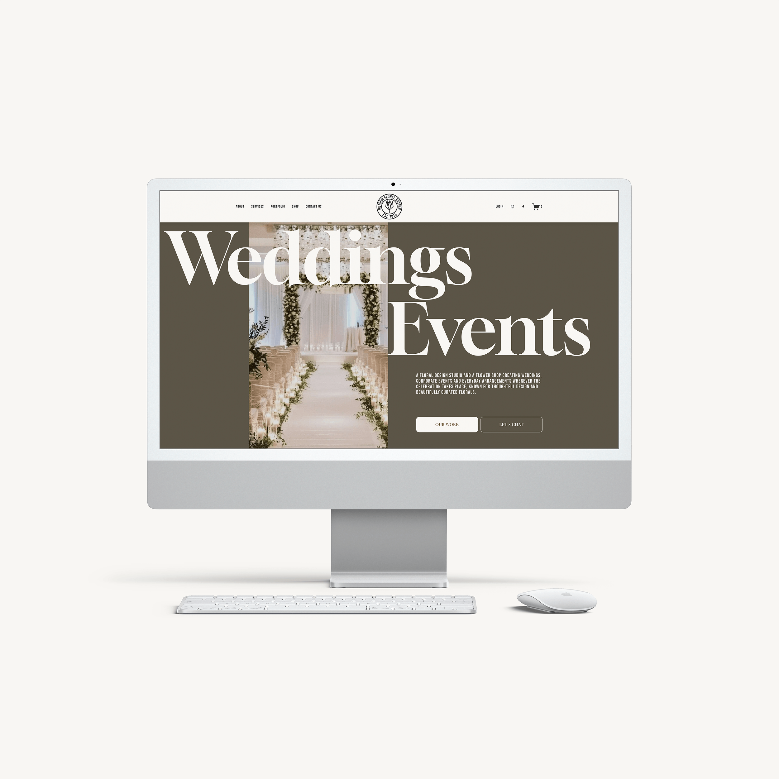 Squarespace Website Design For Denver Wedding Florist