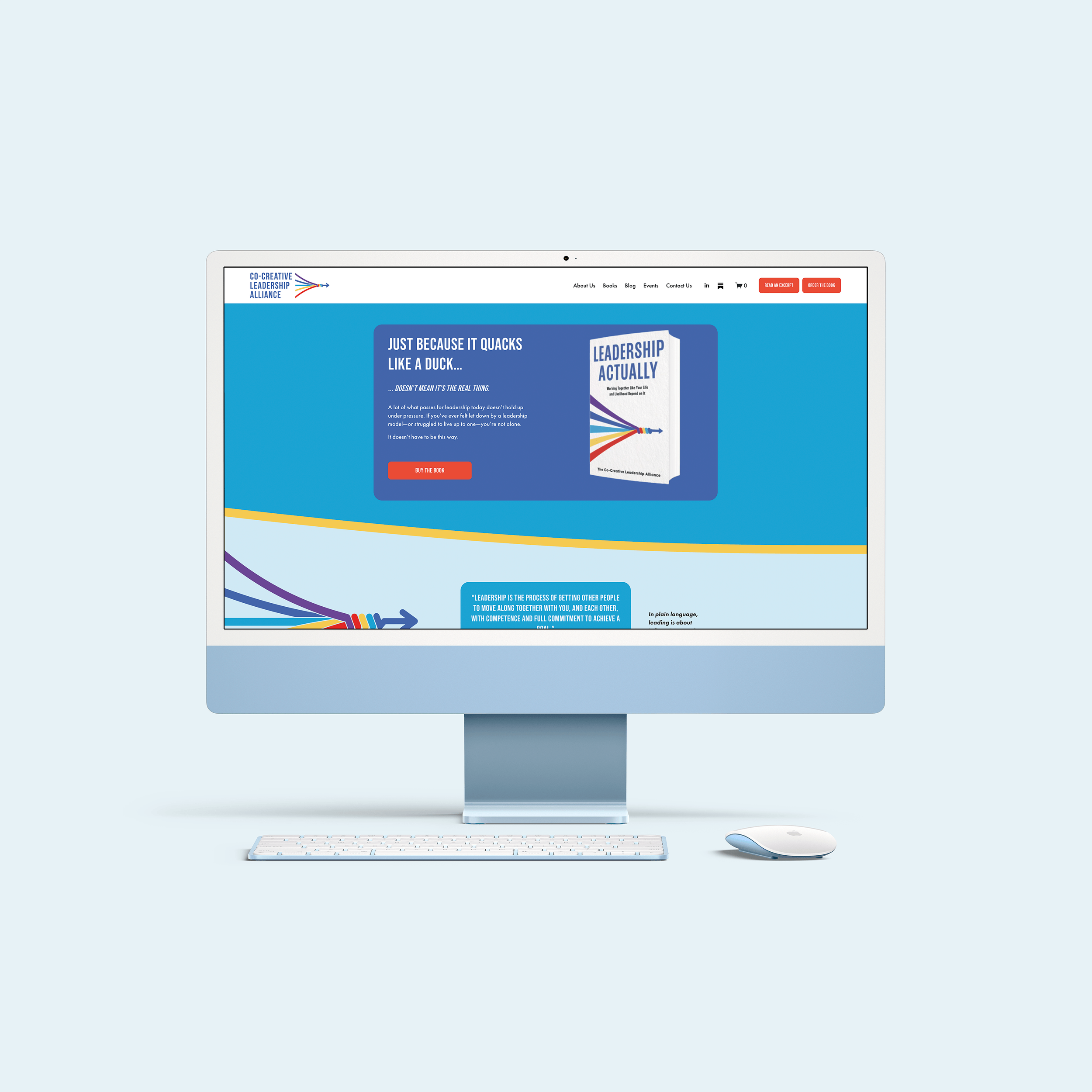 Leadership Authors Squarespace Website