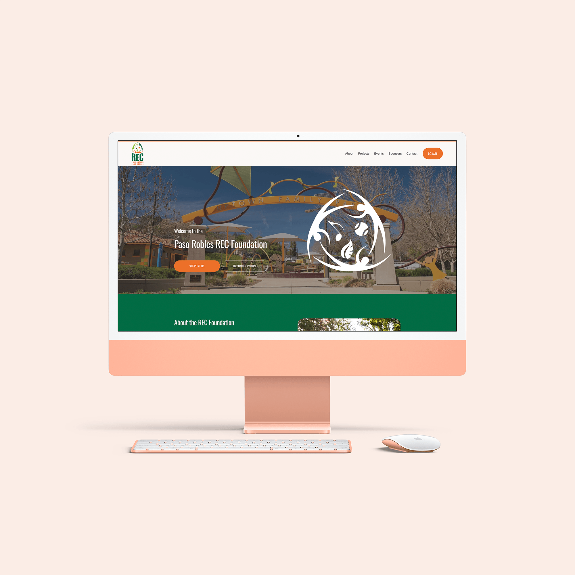 Squarespace Website Design For California Parks &amp; Recreation Nonprofit