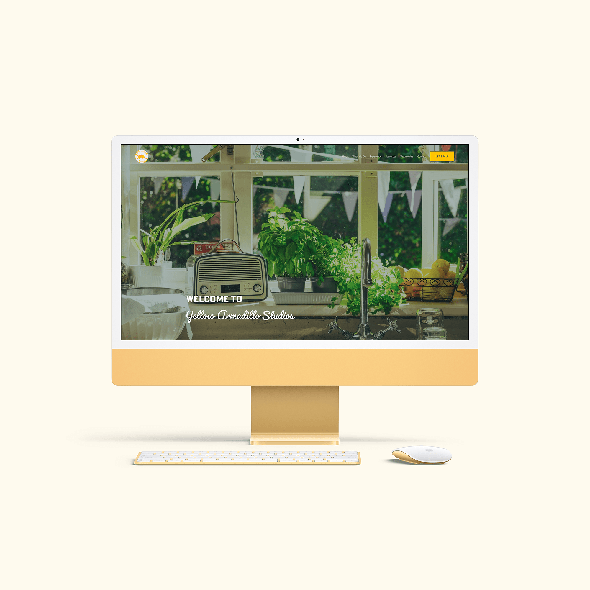 Kansas City Squarespace Website &amp; Brand Identity for Yellow Armadillo Studios