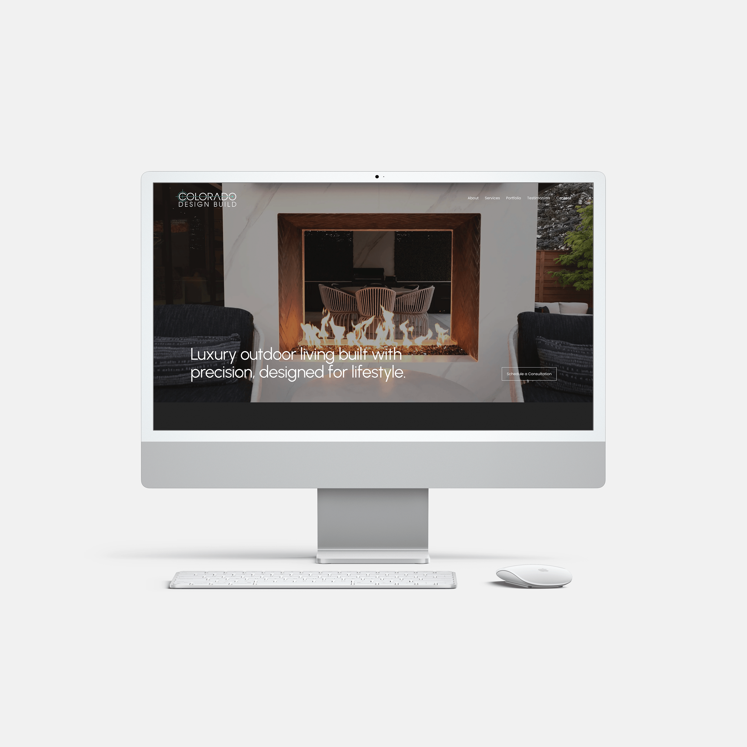 Squarespace Website For Denver Landscape Construction Company