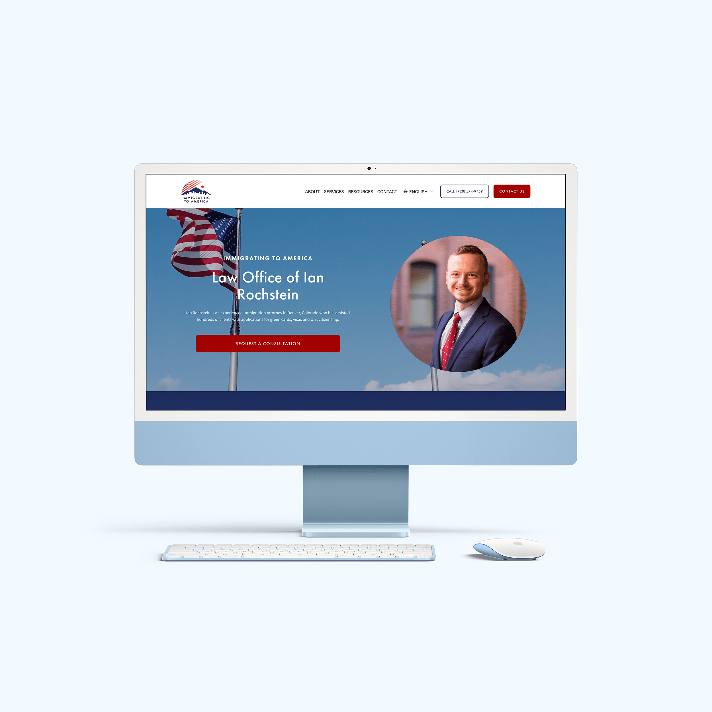Squarespace Website For Denver Immigration Law Firm