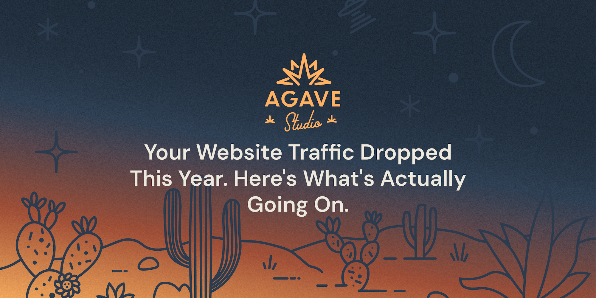 Your Website Traffic Dropped This Year. Here's What's Actually Going On.