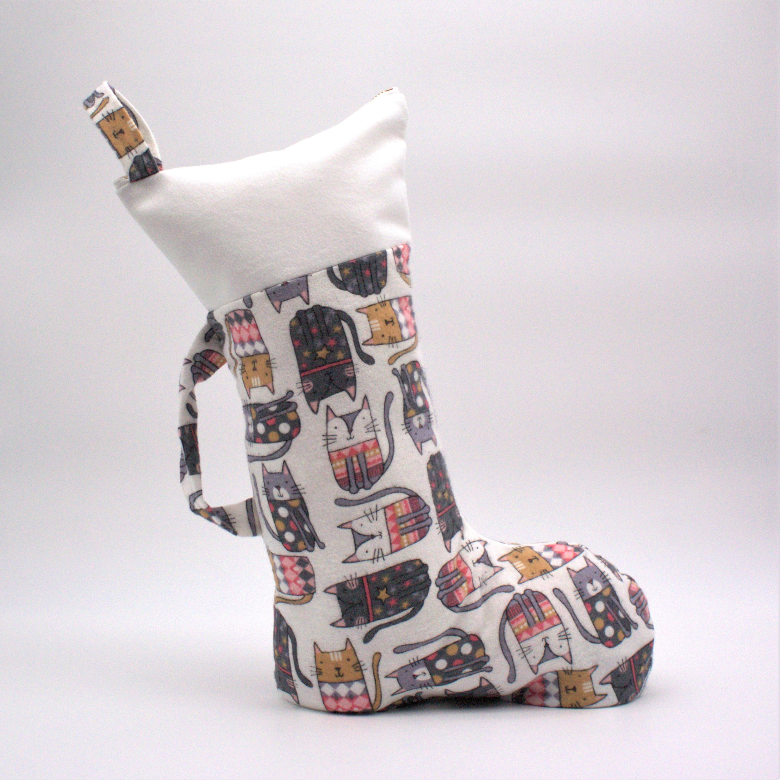 Cats in Sweaters Zippered Stocking