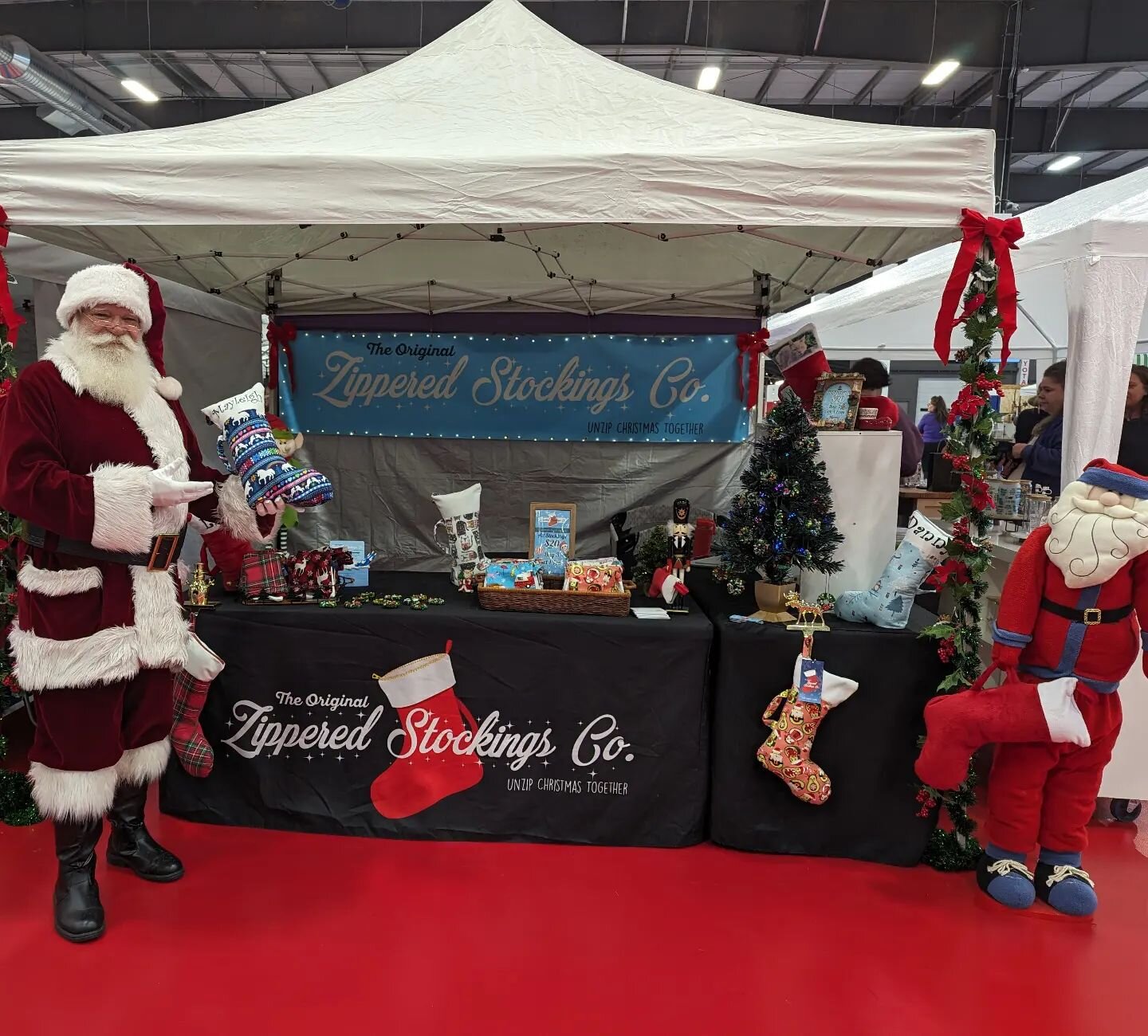 It's official, our stockings are Santa approved! Come get yours today at Legacy Park in Fieldhouse A.
We're open until 4 pm!