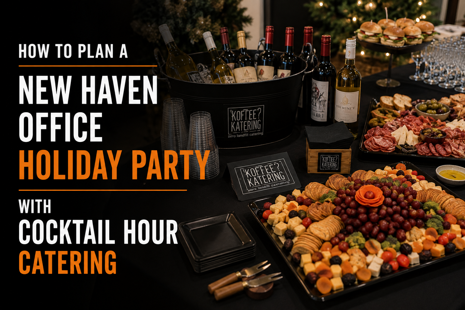 How to Plan a New Haven Office Holiday Party with Cocktail Hour Catering
