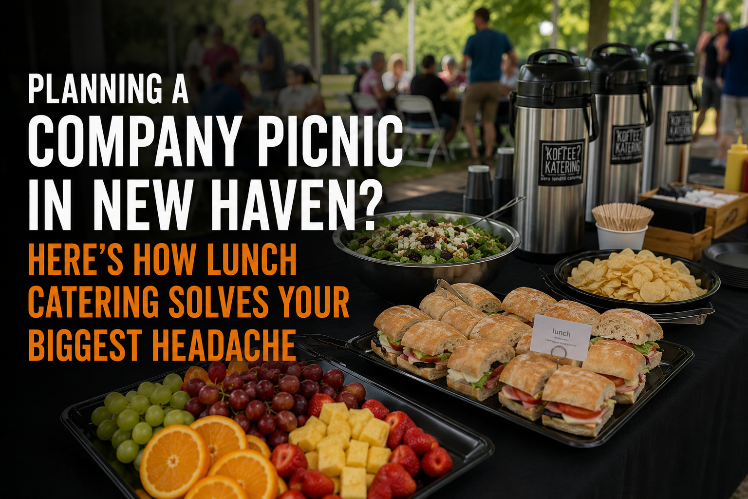 Planning a Company Picnic in New Haven? Here's How Lunch Catering Solves Your Biggest Headache