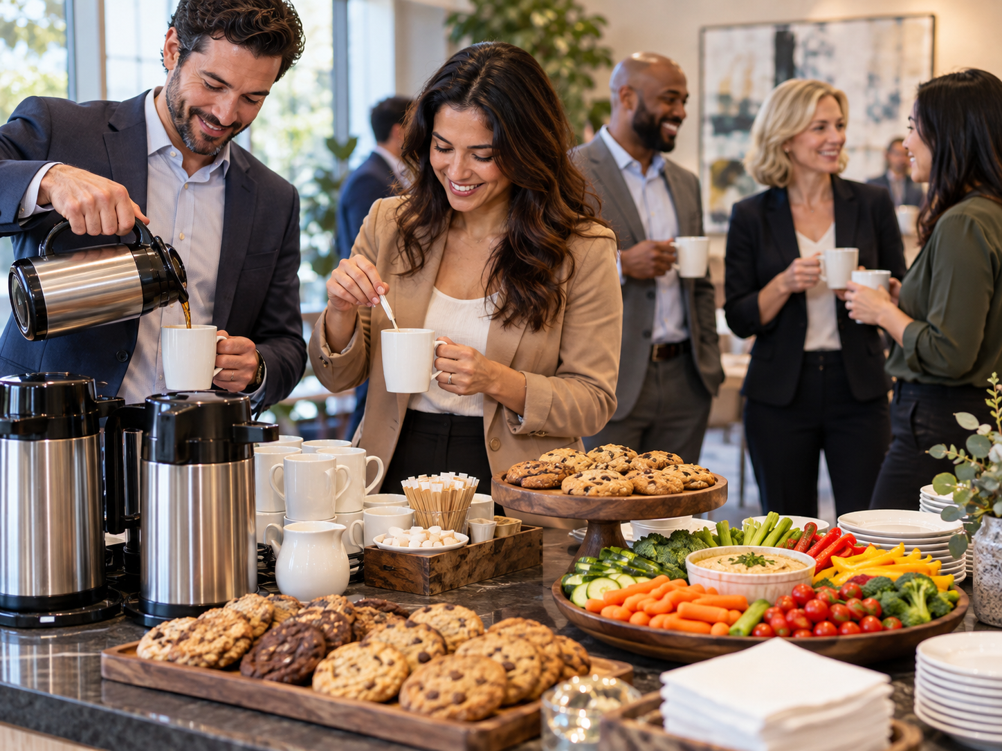 Elevate Your Next Meeting with Coffee Break Catering Services