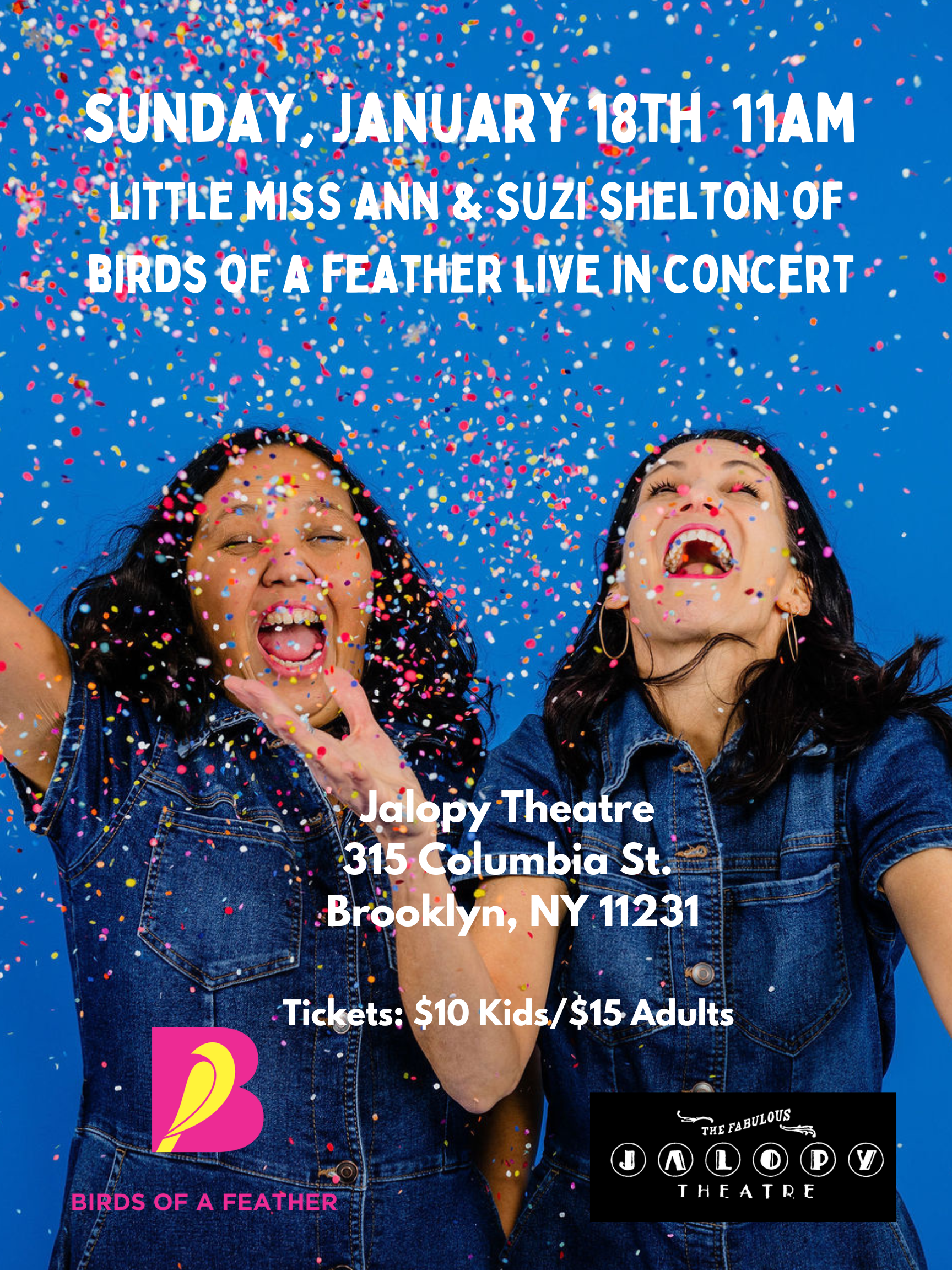 Birds of a Feather at Jalopy Theatre 