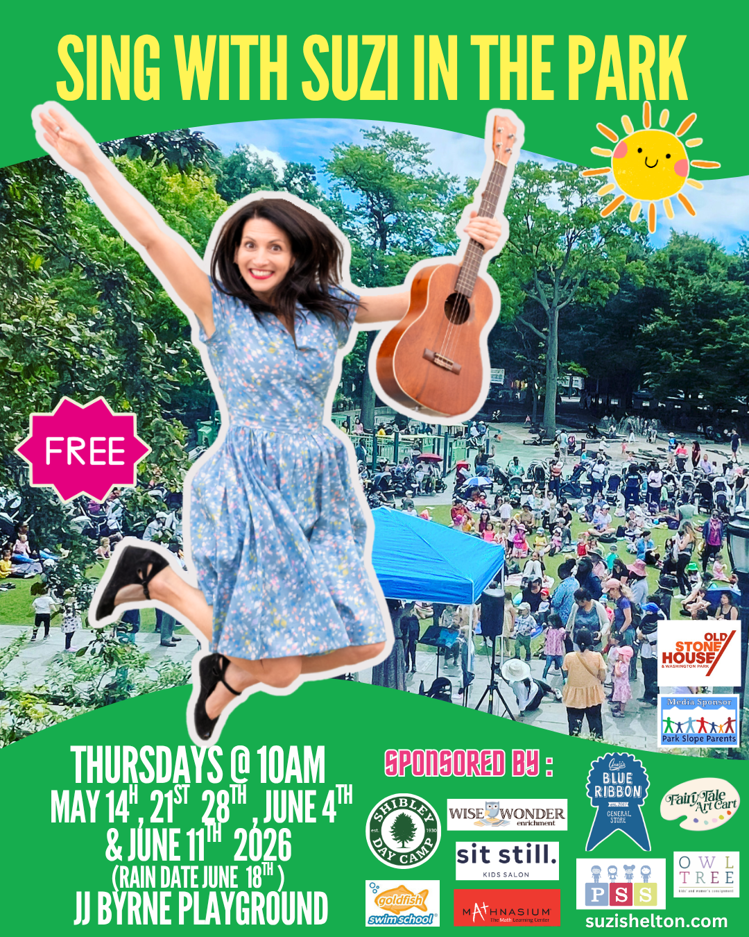 Sing with Suzi in the Park 