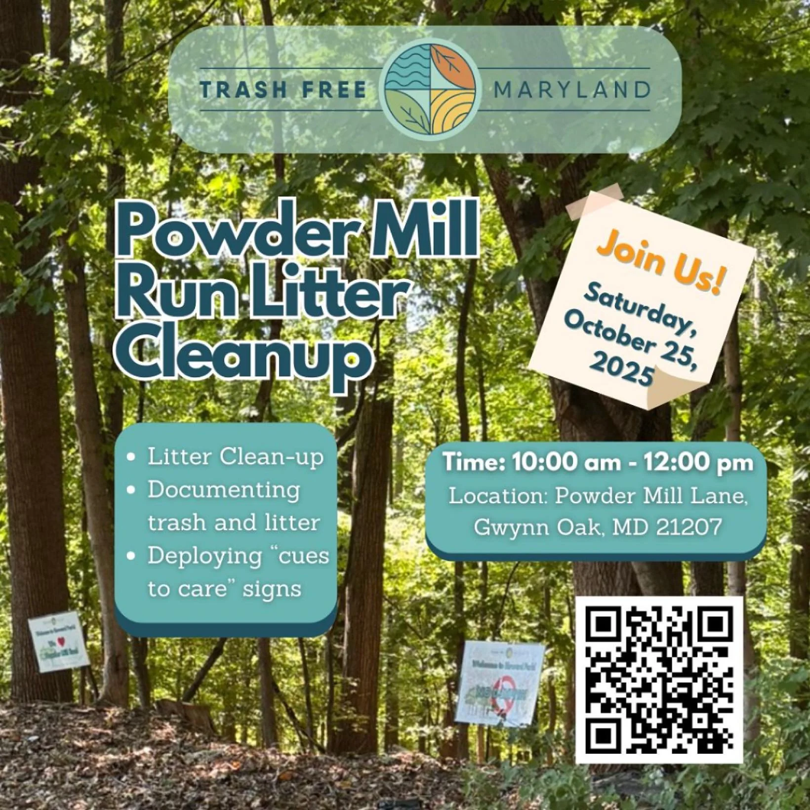 Two years ago we partnered with the Howard Park Civic Association and Abell Foundation in Baltimore to identify the root causes and some preliminary solutions to repeated littering and bulk trash dumping on a public area affecting Powder Mill Run.