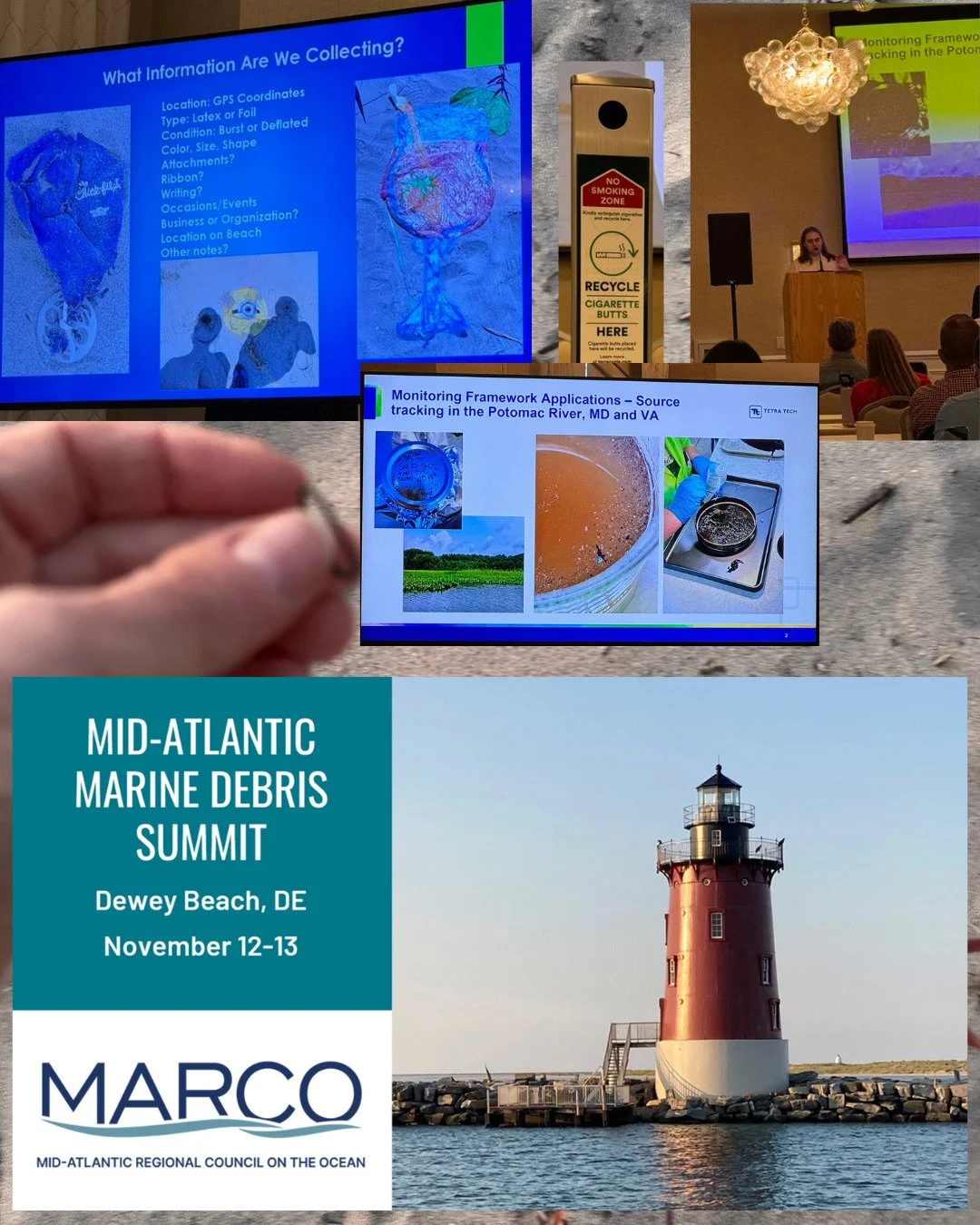 The Mid-Atlantic Marine Debris Summit was filled with inspiration and information on tackling marine debris! 

From best practices driving behavior change to collaborating and using cleanup data, the summit brought people together to share stories an