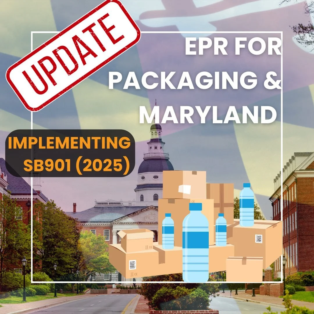 MDE released draft regulations for the first phase of Extended Producer Responsibility (EPR) for  Packaging and Paper Products in Maryland!

Public comments are due March 9th, 2026!

This first phase of regulations defines covered materials and entit