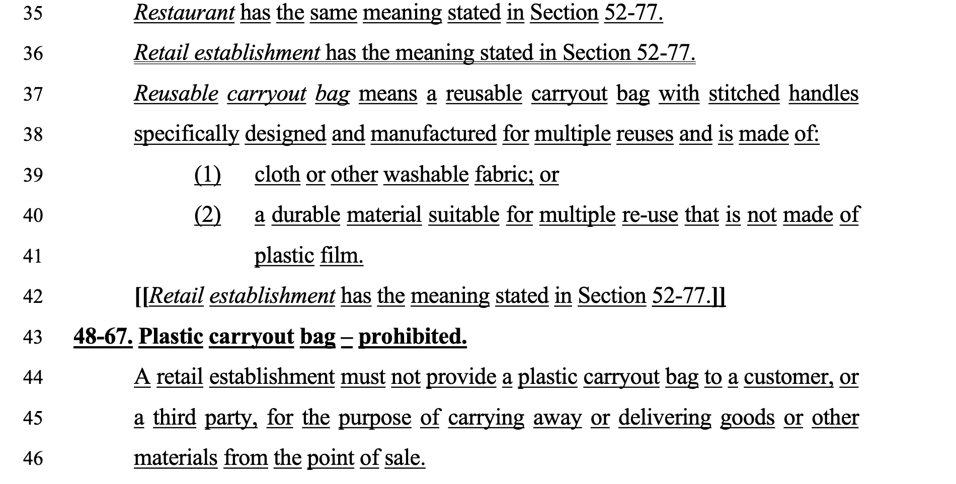 Montgomery County’s Plastic Bag Ban Survey &amp; Results