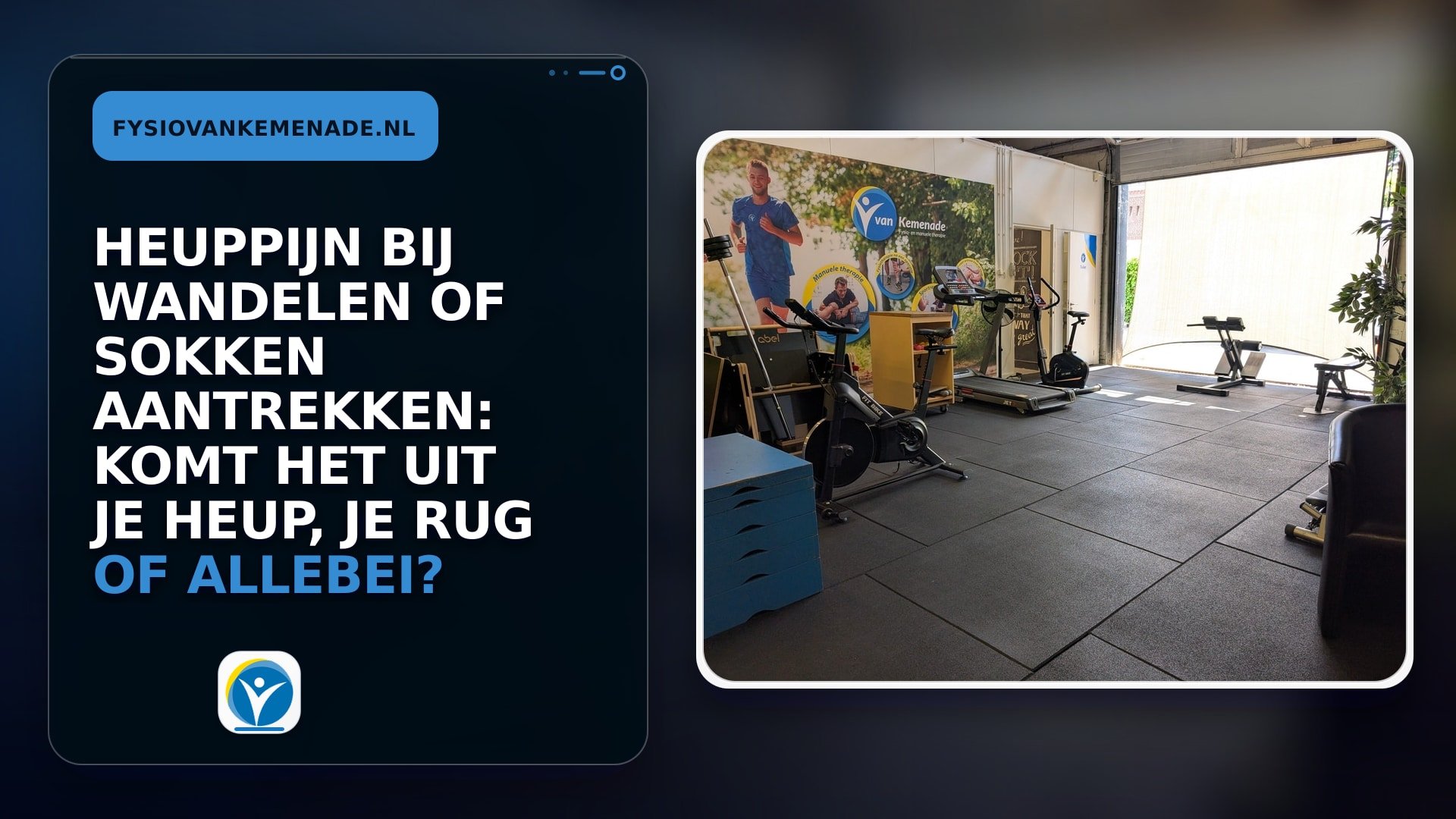 Heuppijn bij wandelen of sokken aantrekken: komt het uit je heup, je rug of allebei?
