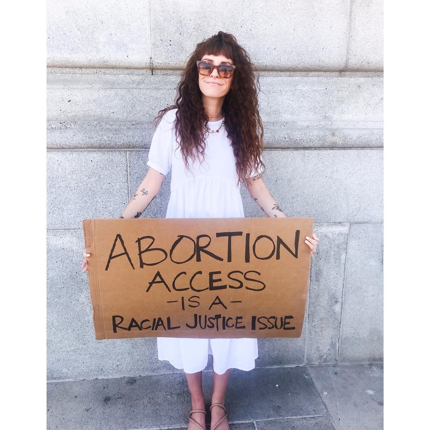 Abortion is healthcare! Anti-abortion laws are not only gender-oppressive, they&rsquo;re also racially oppressive!

Black women are more at risk for negative reproductive health outcomes than their white counterparts. It's no coincidence that states 