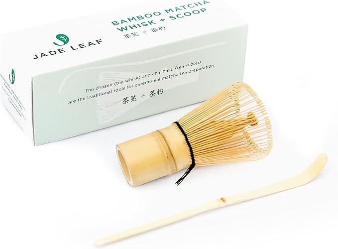 jade leaf bamboo whisk and matcha scoop.jpg