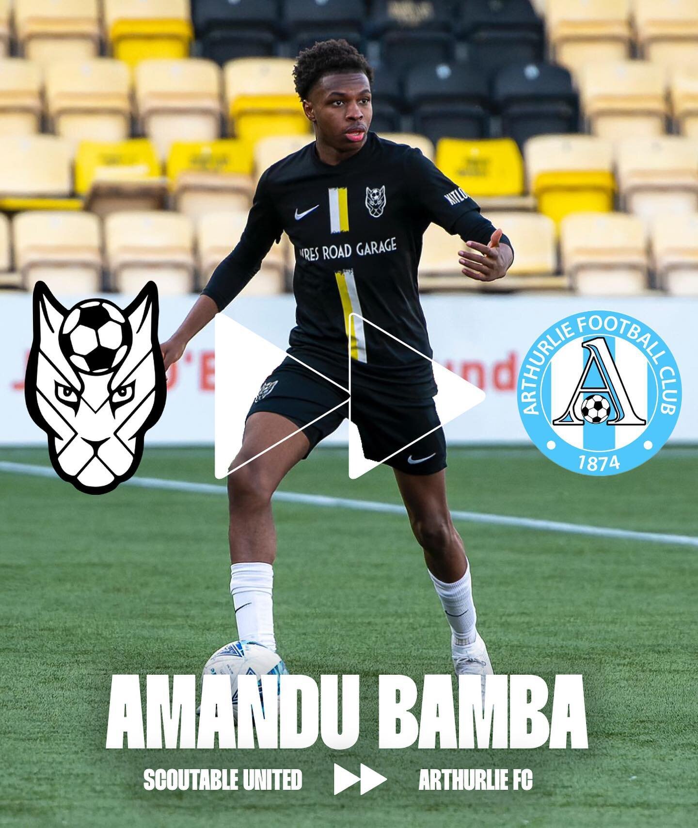 📝SIGNING ANNOUNCEMENT📝

Congratulations to our graduate player Amandu Bamba on signing a deal with Arthurlie FC who are in West of Scotland Premier Division✅

Best of luck⚽️

More signing to be announce during the week✅📝

#scoutable #signing #scot